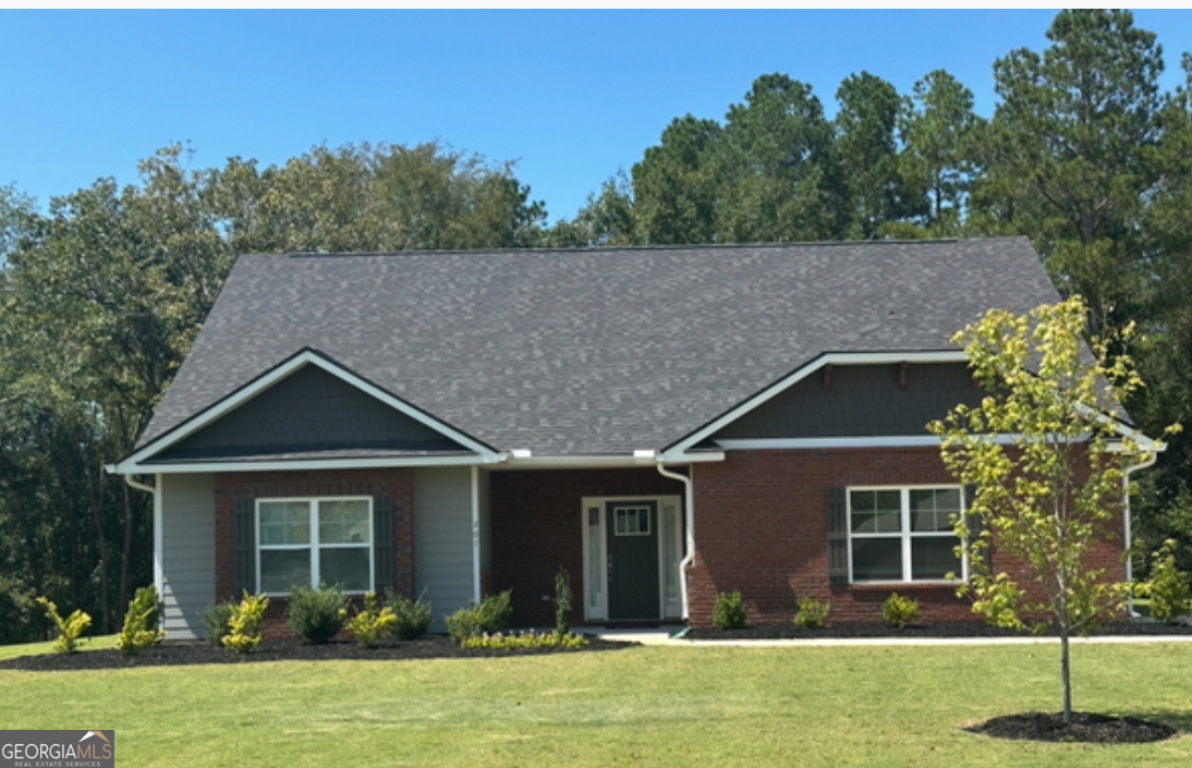 FALL IS NEAR AND YOUR BRAND NEW HOME IS HERE !! BEAUTIFUL BRAND NEW HOME on 1 acre lot in quaint community !! The Abberley by Adams Homes is where your move-in ready home awaits you, including a captivating 2604 brick-front residence boasting an open, 1 1/2-story design. This four-bedroom, three-bathroom haven features three bedrooms on the main level, including the impressive owner's suite. Step into the family room and discover an inviting electric fireplace, while the gourmet kitchen beckons with black opal granite countertops, White Pearl Cabinets, and a convenient walk-in pantry. Luxury vinyl plank flooring adds a touch of elegance to the main level, while plush carpeting adorns the bedrooms and elegant tile graces the bathrooms. The owner's suite is a sanctuary with its oversized walk-in closet, garden tub, and separate tile shower. Ascend the iron spindle-adorned staircase to find a recreation room, full bathroom, and the fourth bedroom, offering a modern oasis of living and style. Situated on a 1-acre lot, this home provides ample space for outdoor living or the opportunity to build an adjacent structure for your pleasure.Call or text Dioni Smith at 510-432-1456 (tel:510-432-1456) or Danisha Smith at 510-589-4414 (tel:510-589-4414).