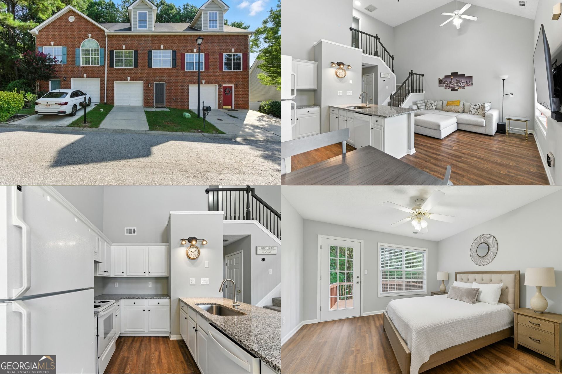 Discover the perfect blend of comfort, convenience, and community in this beautifully updated townhome! Nestled in a prime location just minutes from shopping, dining, breweries, the hospital, the Cumming City Center, and the Fairgrounds, this home puts everything you love right at your fingertips. Step inside and instantly feel at ease. Fresh newer flooring flows throughout the home, leading you into a kitchen that gleams with stone countertops, a modern sink and faucet, and newer appliances ready for your favorite recipes. The rare third bedroom-a unique find in this community-offers space for guests, a home office, or your own personal retreat. And the also rare 1-car garage adds convenience and storage most townhomes here simply can't match. Resort-style amenities await just outside your door, including a sparkling pool, tennis courts, and a clubhouse perfect for gatherings. With all-electric living and thoughtful upgrades throughout, this home is truly move-in ready.