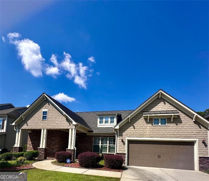Welcome home to a desirable Cambridge Preserve Community! Perfect house to downsize or a first time buyer! This beautiful ranch features an open floor plan. Walk into a bright and airy entrance way overlooking the formal dining room. Cook with ease in a chef's kitchen with a gas range. Gatherings around a Massive Granite Island for a meal is a delight. Ample cabinetry for storage and a large walk in pantry. Serving drinks is a breeze with your butler panty. Relax in your master suite with sitting area, spa-like bathroom with double vanity and a huge shower and a soaking tub. Large walk-in closet. Both secondary bedrooms are spacious with walk-in closets and Jack-Jill bathroom. Interior is freshly painted 9/25. Gleaming hardwood floors! Plantation shutters on windows! Private fenced in backyard. Entertain a cook-out under a solid wood patio Gazebo. Enjoy resort style amenities, offer large pool with clubhouse, play a game of tennis, drop a line in fishing lake, outdoor cooking area, and playground! Location! Location! Conveniently close to Barrett Parkway, Kennesaw Mountains, Varieties of Restaurants and Shopping. A must see! Stop by this Sunday 9/14 from 2-4pm for your private showing!