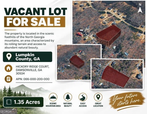 Photo of 0 Hickory Ridge Court, Dawsonville, GA 30534 (MLS # 10847453)
