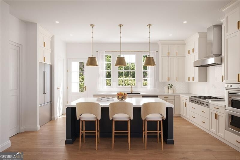 To Be Built in Alpharetta, GA. Renderings showcase the finishes, do not reflect exact floor plans and are subject to change.