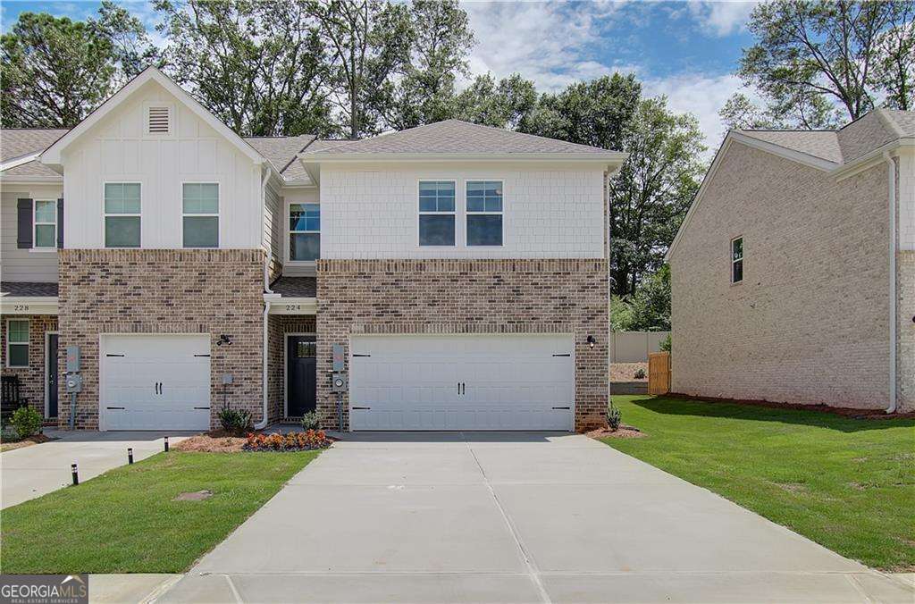 Welcome home to our Avery Landing Community in sought after McDonough by DRB Homes! No detail is left behind in this beautiful single-family townhome featuring an exquisite exterior. Our spacious Dallas floor plan features 3 bedrooms, 2 full bathrooms, powder room, and an open layout on the main level. The stunning kitchen features an island with quartz counter tops and beautiful painted cabinets with a spacious pantry. Upstairs you will find a welcoming loft leading to the owner's suite with large walk-in closet, shower with separate soaking tub and double sinks. All appliances are included (stainless steel side by side frig., range, microwave, dishwasher and white washer and dryer). Two car garage with opener and patio. Please note: If the buyer is represented by a broker/agent, DRB REQUIRES the buyer's broker/agent to be present during the initial meeting with DRB's sales personnel to ensure proper representation.
