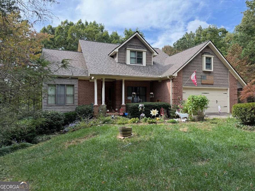 NEW PICTURES WILL BE TAKEN AFTER THE 15TH, PREPARING FOR ESTATE / MOVING SALE - A Spacious, Quality-Built Home on a Wooded Lot!  Located just 2 miles from Jasper in the desirable Hunter's Ridge community, this beautiful home offers the perfect blend of privacy, comfort, and convenience. Nestled on a generous wooded lot, this two-sided brick home with charming shingle siding is both welcoming and well-maintained.  Step inside to find a light-filled living room at the back of the home, featuring large windows that frame serene views of the private woods. A brick fireplace with a gas log insert adds warmth and coziness-ideal for relaxing evenings.  With 4 spacious bedrooms, a bonus room, and 3 full bathrooms (plus a powder room), there's plenty of room for family and guests. The front-entry double garage includes built-in shelving and ample storage space.  The finished basement offers even more flexibility, including a private bedroom, full bath, and a large storage room with a wood stove-providing peace of mind during power outages. There's also a dedicated tool/work room with garage door access, perfect for hobbies or projects.  Enjoy the outdoors year-round from the screened porch with heated tile floors, ideal for cool mornings or evenings. A large deck provides additional space for entertaining or relaxing while surrounded by nature.  Additional highlights include:  * Andersen windows for quality and energy efficiency  * Quiet, peaceful setting with wooded privacy in the backyard  * Thoughtful layout and quality construction throughout  Interior photos coming soon! Don't miss your chance to own this comfortable, well-crafted home in a sought-after neighborhood.