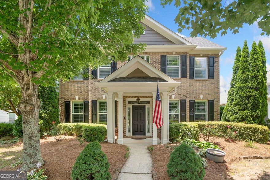 Welcome to this charming and well maintained home in the sought after Harmony on the Lakes community. This spacious home features a brand-new gourmet kitchen with modern appliances. It includes a walk-in pantry and a butler's pantry. The butler's pantry connects directly to the formal dining room. The oversized kitchen opens to the great room and casual eating area, creating the perfect space for gathering.  The main level features a luxurious Primary Suite. It has a double tray ceiling and a spacious walk-in closet. The en suite bath is fully renovated, boasting a custom shower and a soaking tub. An additional office on the main provides a quiet workspace filled with natural light. Upstairs, there are three big bedrooms. One bedroom serves as a second suite, great for guests or teens. Plus, there are two full bathrooms.  Enjoy the private fenced backyard from the comfort of the expansive screened porch complete with a mounted TV. A custom fireplace surround makes the living space cozier. Outside, there's a Green Egg and a firepit, both of which stay with the home. This home also has plantation shutters, new waterproof flooring on the main level, and fresh paint inside and out. It features a tankless water heater, plus a roof and HVAC system that are five years old. Washer, dryer, and refrigerator are also included.  Harmony on the Lakes is a bustling community. It features wonderful amenities such as a lake, walking trails, a clubhouse, a pool, and tennis courts. This is a wonderful place to call home with an active neighborhood lifestyle and thoughtful upgrades throughout.