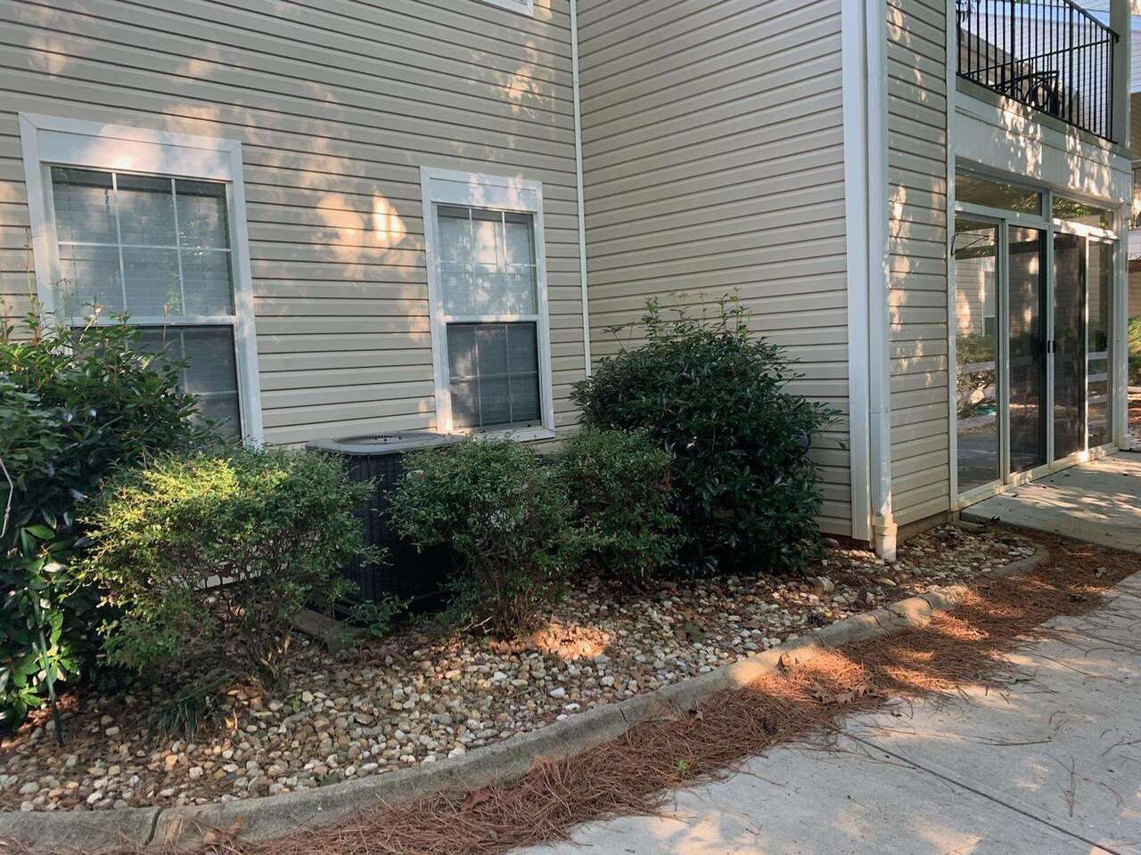 Ground floor unit with sunporch overlooking wooded greenbelt! Split bedroom plan. New carpet, new paint & new appliances.