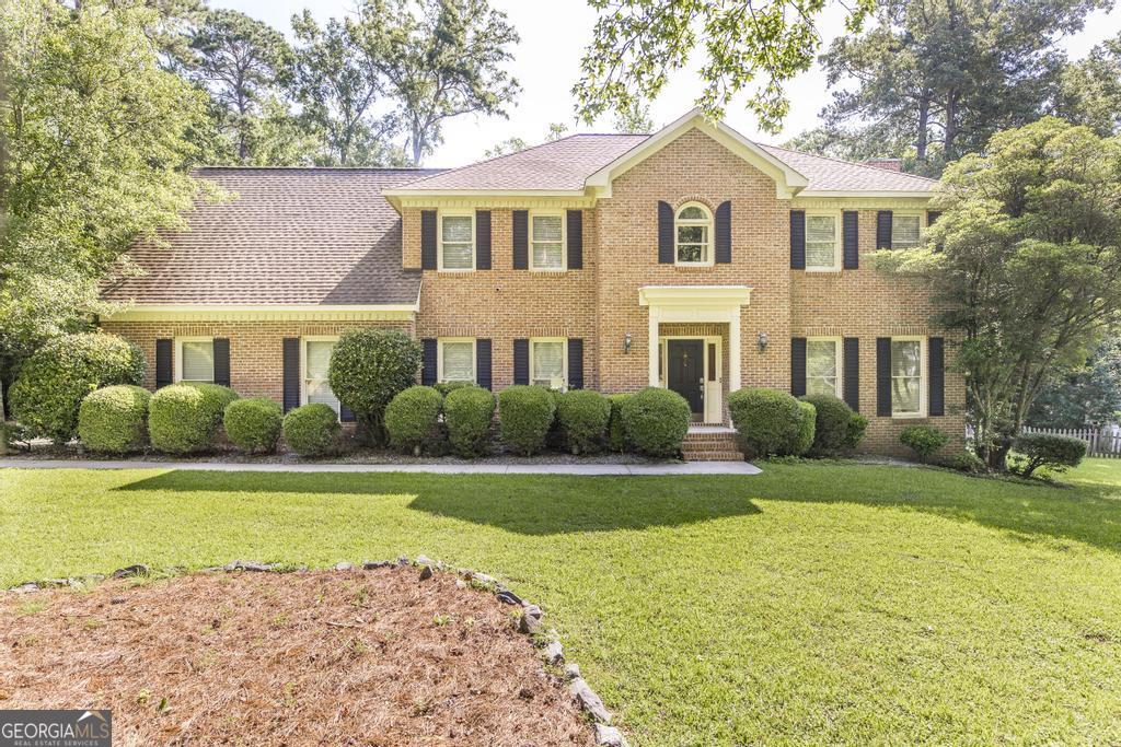 HOME SWEET HOME with room to grow! This 3654 square foot home located on 1.18 acre lot is move-in ready. Offering 3 living areas, one with wet bar and 2 Sunrooms with views of the large, private backyard with in-ground pool. The outdoor oasis also offers a hot-tub. The beautiful kitchen is a cooks dream with gas stove, granite countertops, large pantry, plenty of counter and cabinet space along with a desk area and breakfast bar. Refrigerator, washer and dryer included. The upstairs offers wood flooring throughout all bedrooms. The master suite offers a spacious bath with double vanity, large jetted tub and separate shower with glass enclosure. It also has an adjoining room which would be great for nursery or office. With a second ensuite this home is sure to check all the boxes.