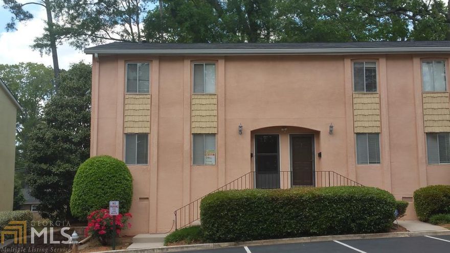 Investors-No Rent Restrictions -End Condo Unit Inside -Walk to Publix, Well Maintained, Close to Emory, CDC, North Decatur on Marta! Pool!  All Electric! 3 BR and 2 Full BA upstairs along with a 1 half BR that includes the laundry on the main level.  Peaceful and restful back deck and yard area. No FHA/VA.
