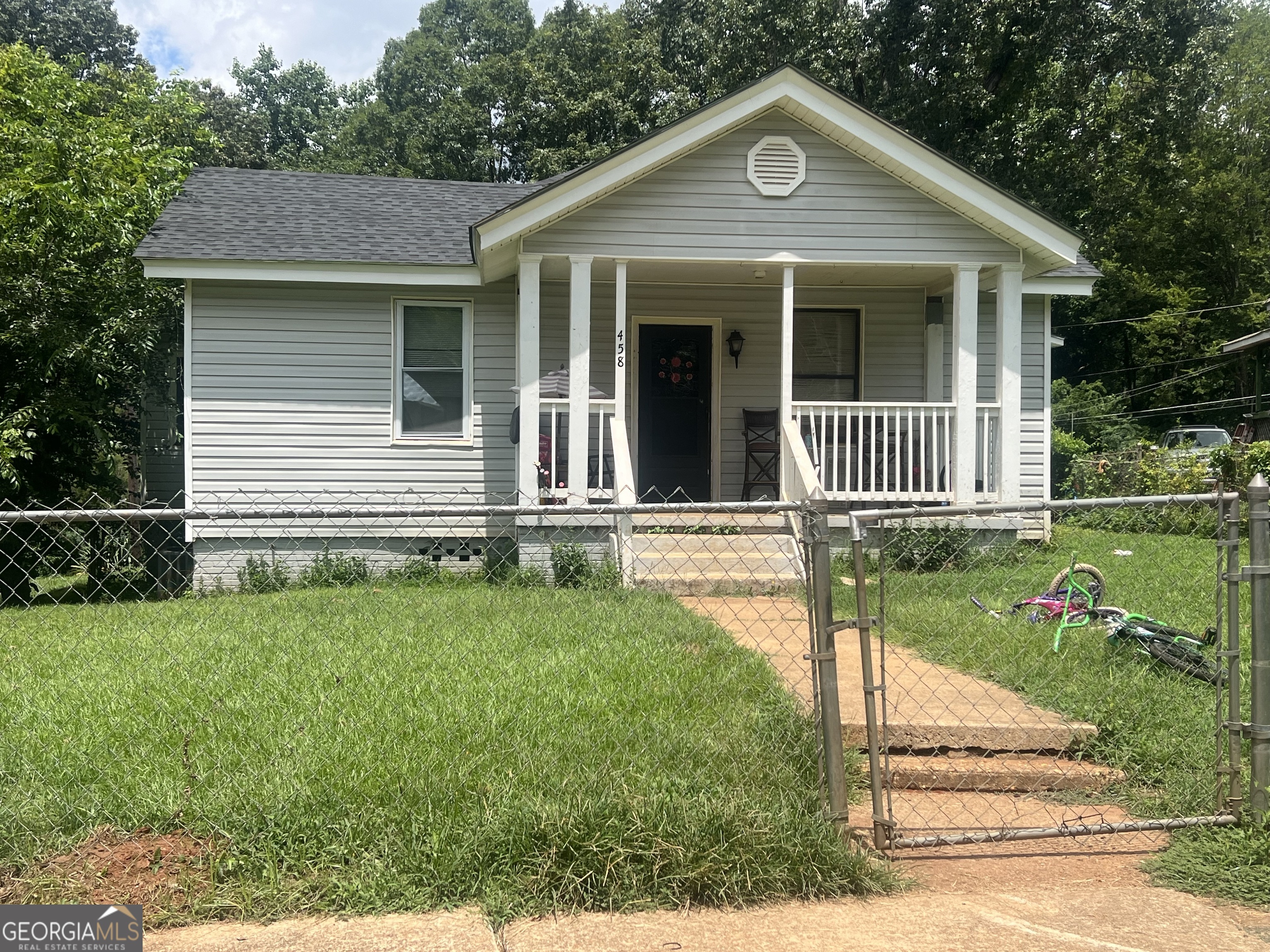 Adorable 2 - could be 3 bedrooms, 1 bath home located in the Silvertown area! Eat-in kitchen with lots of cabinets, living room w/fireplace, separate laundry room, front porch, nice lot fenced in. Home has new roof and new central heat and air. Must See!!!! Perfect starter home!! Presently rented! Call first!