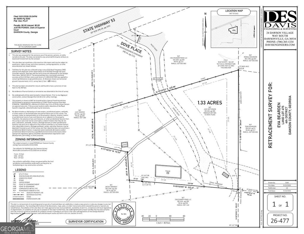 Photo of 72 Dove Pl / Hwy 53, Dawsonville, GA 30534 (MLS # 10876176)