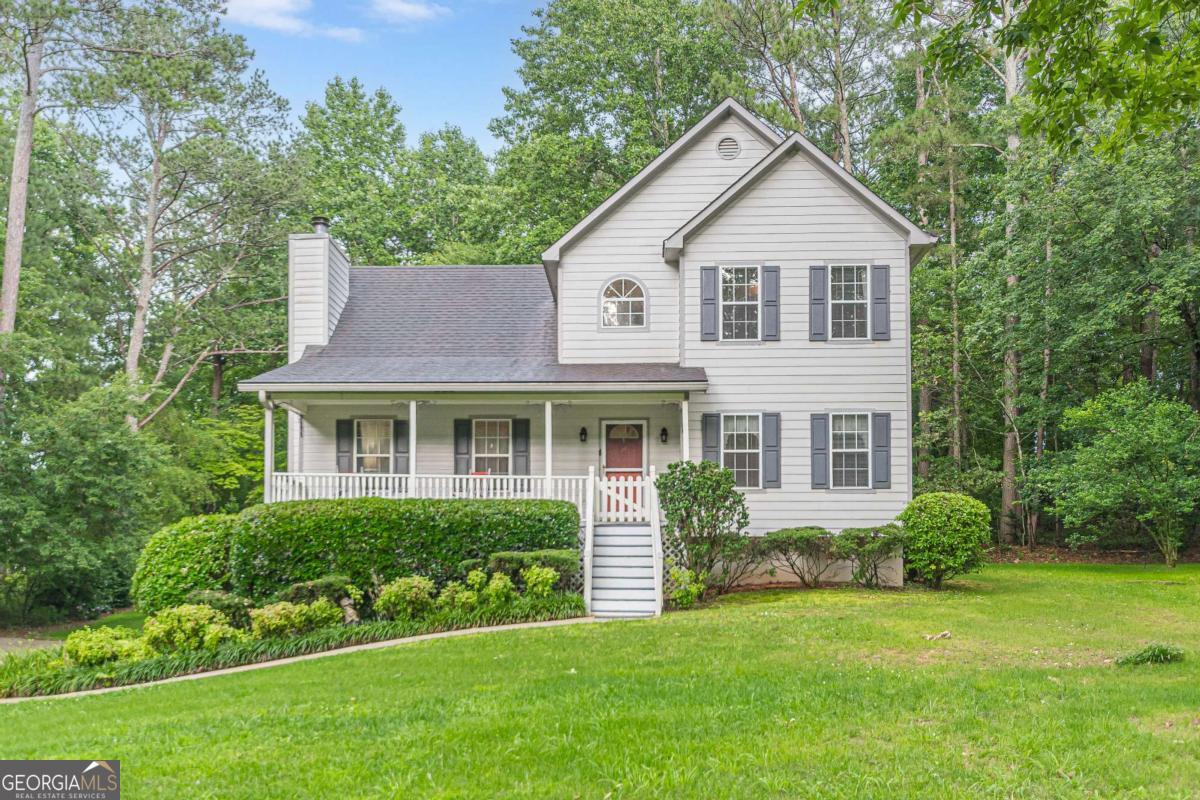 This lovely, well-kept three-bedroom, two-bathroom home in the peaceful Twin Oak Estates neighborhood has no homeowners association dues and is situated on more than 1.2 acres. It boasts a very private backyard with a zipline set up in the treetops, a firepit, several swings, and even a trapline! There is ample space for entertaining visitors. Entering this wonderful house from the front porch, you find a living room with a fireplace on the main floor. On the other side of the floor are two bedrooms and a complete bathroom, and the lovely kitchen and breakfast area connects to the living room. There is a sizable screened-in back porch off the kitchen where you can sip coffee in the morning. The upstairs features a large master bedroom with a tray ceiling and a huge walk-in closet, a large tile shower with a separate garden tub, and a large separate loft area with a separate laundry room. Adjacent to the garage, which has an exterior door for convenient access from the outside, is the gym/game room in the basement, which can also serve as a fourth bedroom. Three cars can even be parked in the spacious garage! Come take in the scenery of your future home, which is only roughly three miles from I-20. The MLS has all disclosures attached, including a link to a real virtual 3D tour. Additionally, the septic tank was just pumped last year. REALTORS, kindly refer to the private remarks.
