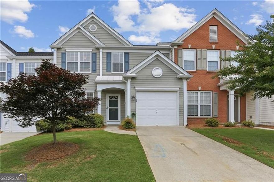 Beautifully Maintained and Pristine 3 bedroom 2 1/2 townhome very close to Exit 8! Fantastic open floor plan. One of the largest floor plans in the community. Entertain in the spacious formal dining room. The great room is open to the kitchen. Two large windows allow lots of wonderful light into the home. The Kitchen offers crisp white cabinets, granite counters, breakfast area, and updated wood floors. Gas range and built in microwave. Breakfast area island overlooks the backyard. Half bath on main. Oversized Master Suite with vaulted ceiling. Master bath offers double vanity, garden tub, and separate shower. Nice size walk in closet. Generously sized secondary bedrooms. Upstairs Laundry room. Garage is on main level. Enjoy the outdoors on the private back patio. Sought after Roswell Community with a great pool. Award Winning Milton High School !! Easy access to GA 400. The area is full of various parks and very close to the Chattahoochee River. This unit offers lot of natural light and privacy. New carpet is being installed.