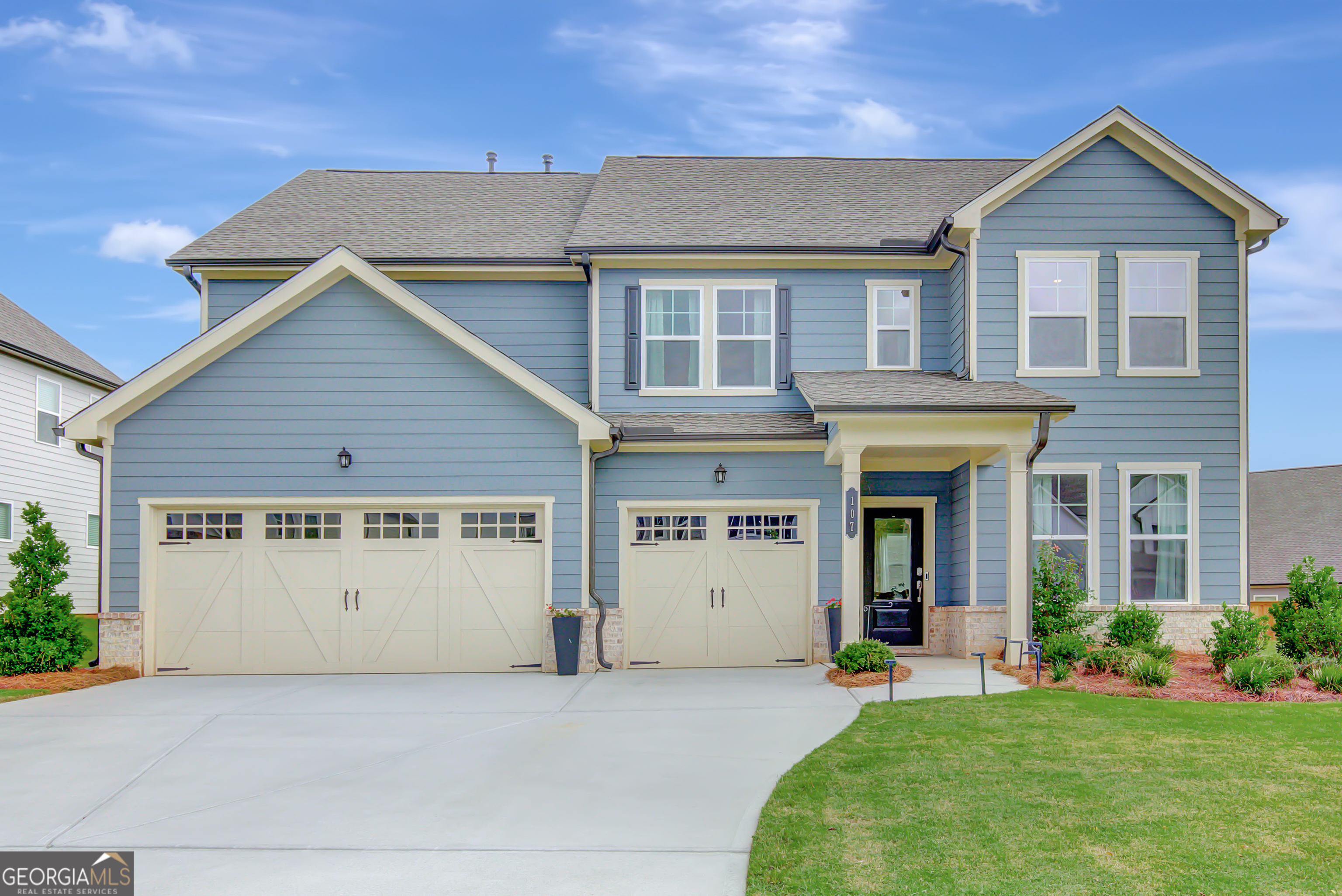 Located in the highly sought-after Twelve Parks Subdivision, this almost new 4-bedroom, 3-bath home is designed for comfortable living and easy entertaining with inviting curb appeal. Step inside to find an open-concept layout with high ceilings, LVP flooring on the main floor, and abundant natural light throughout. The kitchen features quartz countertops, stainless steel appliances, a breakfast bar, walk-in pantry and ample cabinetry-opening seamlessly into the great room with a cozy fireplace and dining area perfect for hosting family and friends. Separate study with French doors provides quiet work space. The primary suite is a located upstairs and offers a private retreat with en-suite bath, double vanities, and a walk-in closet. Additional bedrooms offer flexible space for a home office, guest rooms, or playroom while the loft provides a second family room. Outside, enjoy Georgia evenings from your covered patio overlooking the fenced backyard. Located in one of Coweta County's premier communities, residents of Twelve Parks enjoy access to great amenities including clubhouse, fitness center, swimming pools, dog park, playground and pickle ball courts with great neighbors and top-rated schools-all just minutes from Peachtree City, Newnan, shopping, and I-85. Don't miss your chance to own this turnkey gem in one of Sharpsburg's most desirable neighborhoods. Schedule your private showing today!