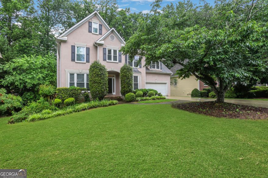 Charming 5-Bedroom Home in Highly-Rated Johns Creek/Alpharetta Community!!! Welcome to your next home, ideally located in one of the nation's top-rated communities. This beautifully updated three-level residence is nestled within a sought-after swim/tennis neighborhood and offers the perfect blend of comfort, style, and functionality. From the moment you step through the front door, you're greeted by a warm foyer with gleaming hardwood floors that flow throughout the main and upper levels. To your right, you'll find a spacious formal dining room perfect for entertaining while to the left, a formal living room leads into a cozy fireside great room. The adjacent renovated kitchen boasts granite countertops, a stainless-steel farmhouse sink, and a bright breakfast area. From here, step into a rustic enclosed porch that opens to the upper level of a two-story deck an ideal spot to enjoy your morning coffee while overlooking the tranquil wooded backyard. Upstairs, the expansive primary suite includes a sitting area, walk-in closet, and a fully updated en-suite bath with a soaking tub and separate shower. Three additional generously sized bedrooms share a full bath. This level also includes a convenient laundry room and a large bonus room perfect as a home office or an extra bedroom. The finished terrace-level basement offers incredible versatility with a recreation room featuring a wet bar, a full bathroom, and two additional rooms ideal for a gym, office, or guest suite. From here, walk out directly to the lower level of the two-story deck and enjoy the peaceful backyard. Located in a top-rated school district and just minutes from Avalon, North Point Mall, Downtown Alpharetta, Roswell, parks, shopping, dining, and GA-400. Multiple grocery options including Kroger and Publix are also nearby.