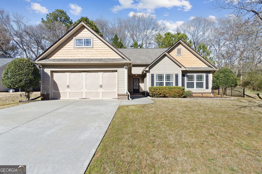 Want a Ranch within a mile of Downtown Jefferson? Welcome to 151 Fairfield Drive! This meticulously maintained 3 bedroom 2 bathroom home boasts a perfect location in the quiet neighborhood of Brookside. Jefferson City Schools. Enjoy maintenance free vinyl siding, brick accents, and a covered front entrance. As you enter the home, you will immediately be impressed with the vaulted ceilings and the clean and open concept layout that can fit all of your needs. Natural light shines throughout, creating a bright and inviting place to call home. The fireplace in the family room offers the perfect cozy atmosphere. The kitchen has granite countertops, newer stainless steel appliances, a breakfast bar, and newer wooden shelving in the pantry. The primary en-suite bathroom is complete with a soaking tub, shower, dual vanity, and lots of closet space! There are 2 additional bedrooms, and a full bathroom with plenty of room for family and guests. Step outside to the private backyard, where you will find a patio space for all of your outdoor furniture, and a fence for your furry friends to run around and enjoy! Don't miss the opportunity to make this remarkable house your home! No HOA. No rent restrictions. Schedule your private showing today!!