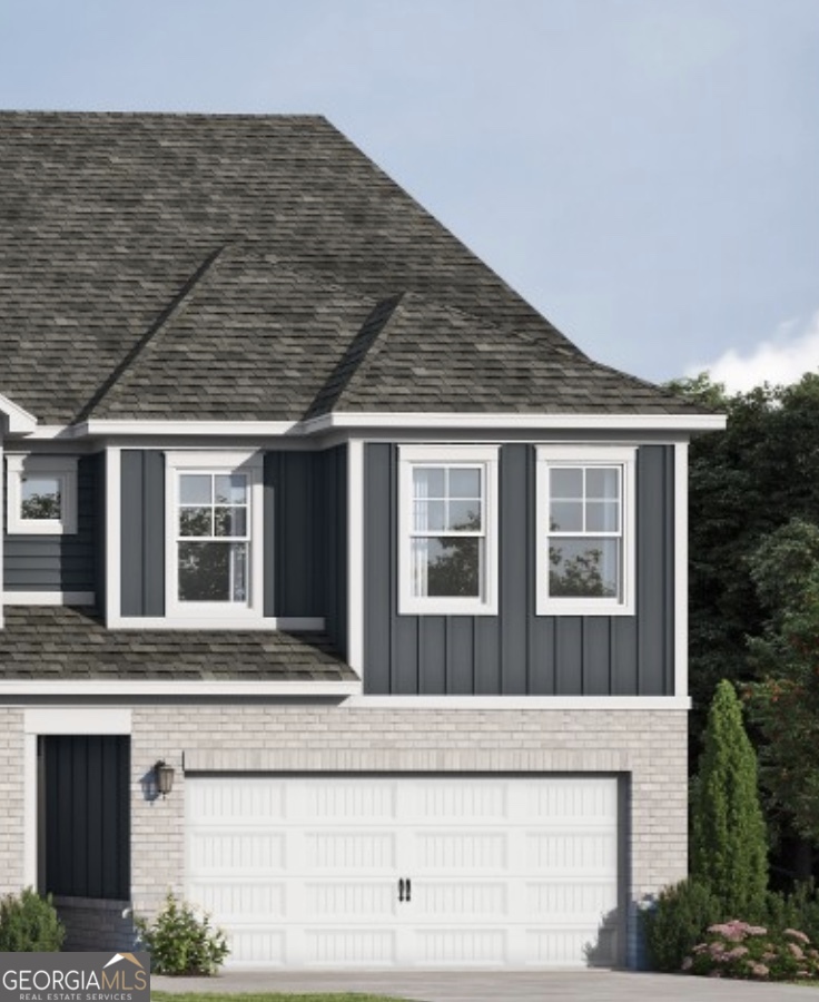 Welcome home to The Daisy plan by Valor Communities, located in the vibrant Sonata community. This beautifully designed exterior townhome features 3 bedrooms, 2.5 baths, and a 2-car garage with an automatic opener. The open-concept main level is finished with stylish Luxury Vinyl Plank flooring and includes a spacious Great Room, modern Kitchen with Breakfast Room, Powder Room, and direct access to the garage. The Kitchen is equipped with Quartz countertops, a large center island, and stainless steel appliances - including a side-by-side refrigerator. Upstairs, you'll find a versatile Loft area, convenient Laundry Room, Linen Closet, two spacious secondary bedrooms, and a full bath. The Homeowner's Suite offers a private retreat with a double vanity, large walk-in closet, and en-suite bath. Additional features include faux-wood blinds throughout and thoughtful storage solutions. Whether you're entertaining friends, working remotely, or simply enjoying quiet evenings at home, The Daisy plan offers the space, style, and warmth to live life beautifully-all in the welcoming community of Sonata. Photos/videos of a similar home. Options and upgrades shown may not be included in price.