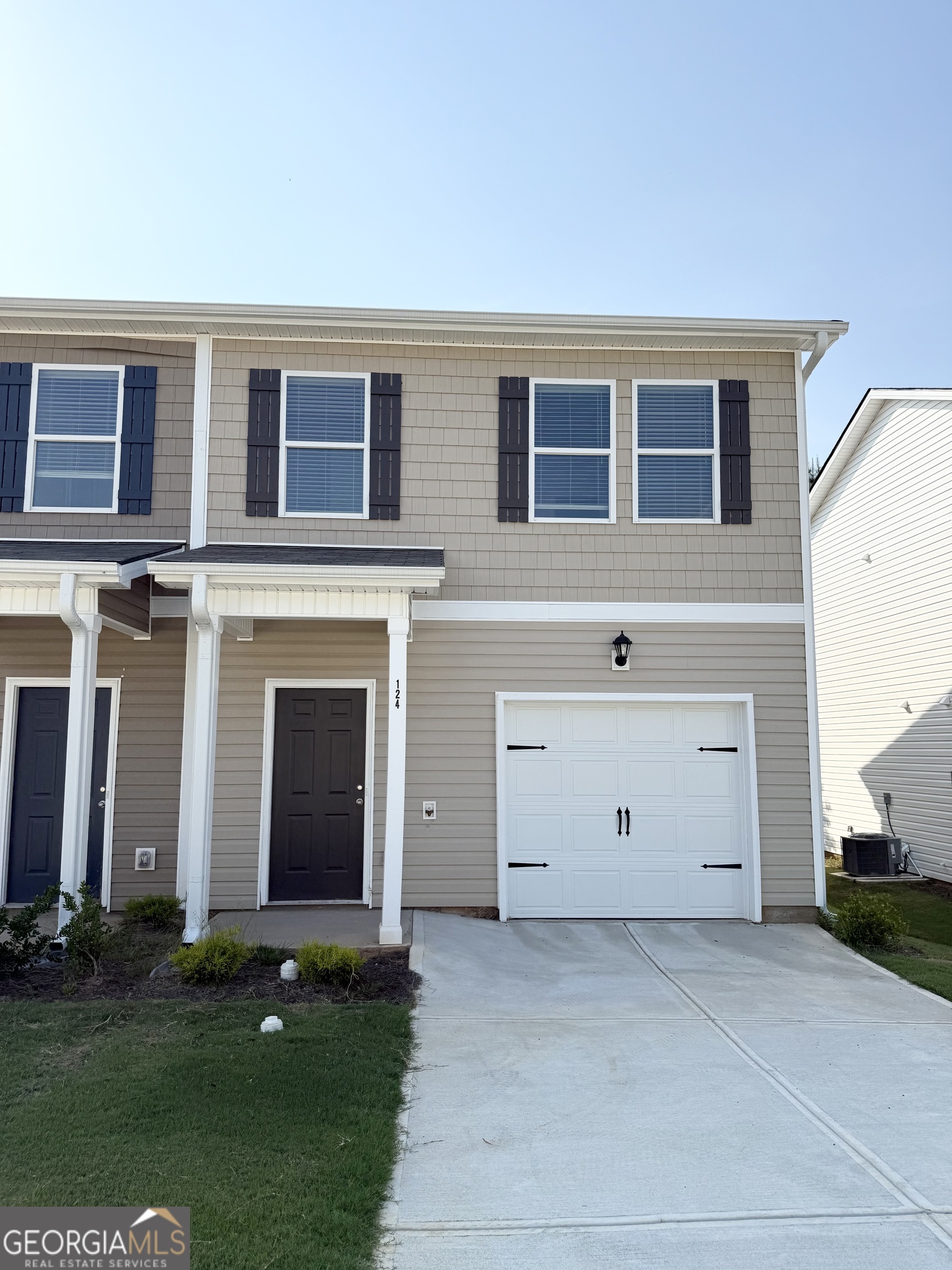 Welcome to The "Kaye" Plan. This beautiful Townhome offers 3 bedrooms and 2.5 baths. The upstairs area features 3 bedrooms 2 bathrooms, while the main level has a half bath. The kitchen is equipped with 36' cabinets, a spacious island, stainless steel appliances that include the microwave, dishwasher, and free-standing electric stove/oven. Granite countertops in the kitchen and all full bathrooms. LVP flooring throughout the main level, all bathrooms, and the laundry room as well as LED lighting throughout the home. There is carpet in all bedrooms, hallway, stairs, and closets. You can enjoy a maintenance-free lifestyle in these homes!! Builder offering great Buyer and Broker Concessions with the use of the preferred lender only. The home is USDA-approved and 100% Financing is available!! What an awesome opportunity for a first-time homebuyer.