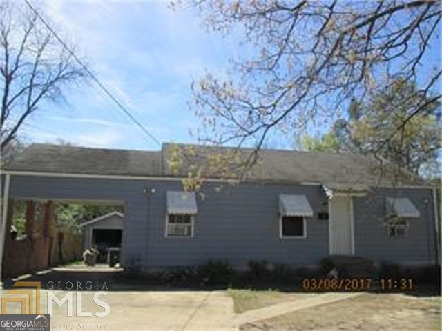 Great investment property! Detached garage, plus carport. Tenant occupied. The current tenant is paying $500 per month. Do not contact current tenant(s)or attempt to show without an appointment. Available for individual sale or as a package deal with 3 other properties GAMLS #'s 10569769, 10569782, and 10569792.