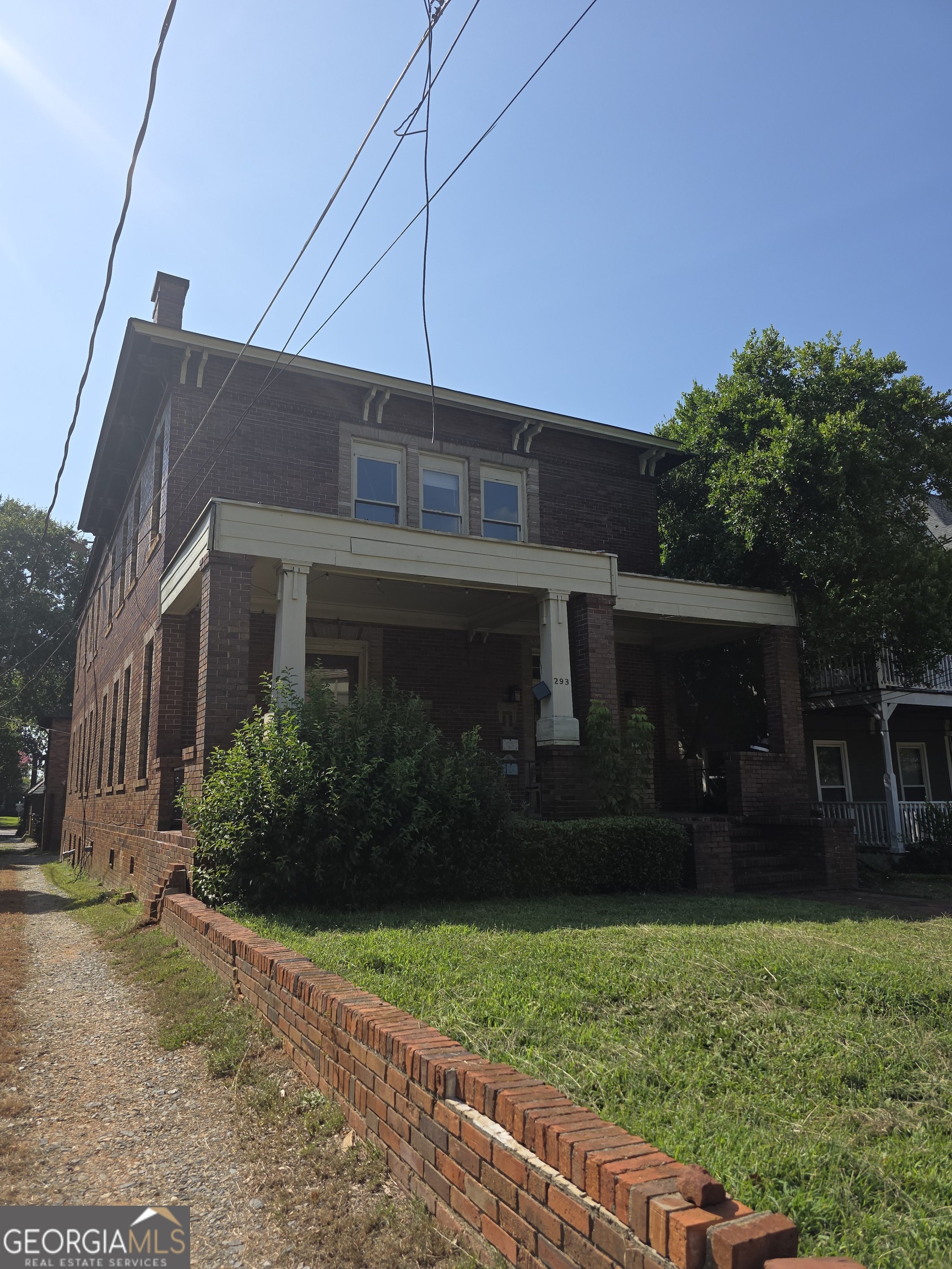 Beautiful historical building on a nice quiet historical street across from Mercer University Law School ideally for the student or nurse that attends this school two bedrooms one bath each with a basement laundry room backyard parking pre-approval required