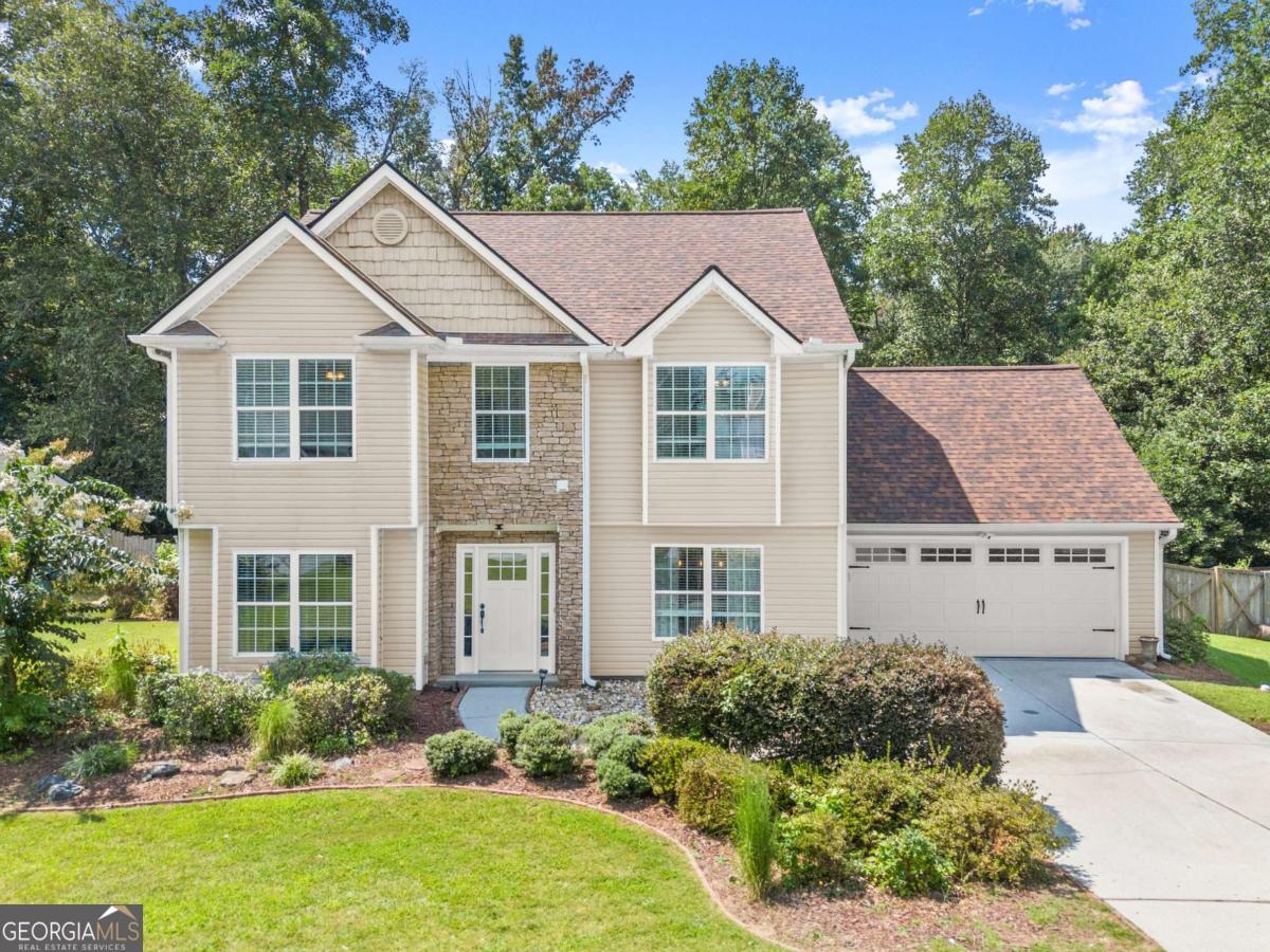 Welcome to your perfect blend of comfort, style, and convenience! This beautifully maintained 4-bedroom, 2.5-bath home offers 2,148 sq ft of inviting living space. Nestled on a quiet cul-de-sac lot, you'll enjoy both privacy and community charm. Step inside to find a bright, open layout perfect for everyday living and entertaining. The spacious kitchen flows seamlessly into the living and dining areas, while large windows fill the home with natural light. Upstairs, the primary suite provides a peaceful retreat with ample closet space and an en-suite bath. Outdoors is where this property truly shines! Relax on the back deck with a covered seating area and custom-built table-perfect for morning coffee or summer BBQs. Cool off in the sparkling pool, store tools and hobbies in the storage building, and enjoy the safety and serenity of cul-de-sac living. Major updates in 2023 include a new roof and HVAC system, giving you peace of mind for years to come. Fiber optic internet is available as well! Don't miss this opportunity to own a move-in ready home with all the extras-schedule your private showing today!