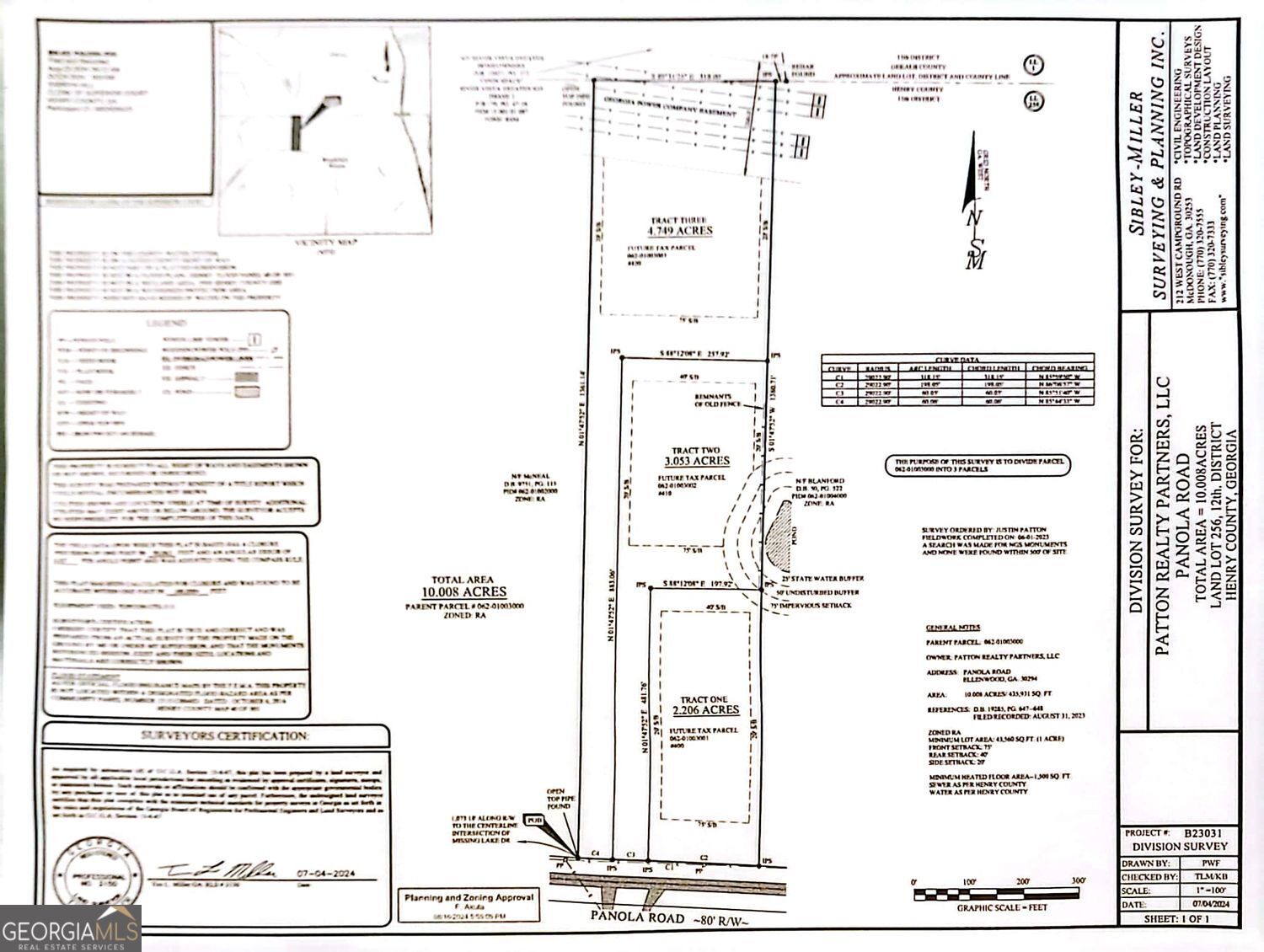 This10 acres parcels consists of 3 tracts (062-01003001, 062-01003002, 062-01003003) sold together or sold separate, tract 1=2.206 acres, tract 2 = 3.053 acres, tract 3 = 4.749 acres. Bring your residential home site floor plans with ADU's, granny flats and etc... This property is Zoned RA, on the county water system, and not in a flood plain, and not in a wetland area. The 3 tracts are located 1 mile from state highway 155, 2 miles from Panola Mountain Golf Course, 5 miles from Panola Mountain State Park, Less than 3mi from Kroger, and less than 3 mi from Home Depot. Listing agent will participate in the sale of the property and is a Georgia Licensee #173356. AGENT ACTING AS PRINCIPAL.