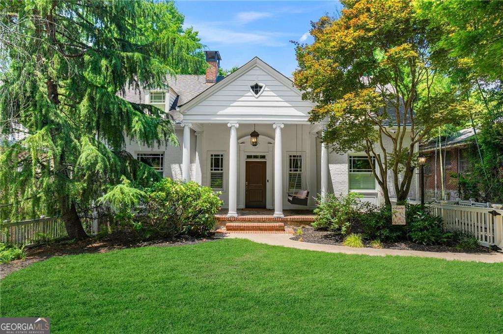 Exquisite Renovation at 582 Lakeshore Dr NE A beautifully renovated residence in Historic Druid Hills, Atlanta. Over the past year, this home has undergone extensive updates and renovations, thoughtfully curated to blend classic elegance with modern amenities. Recent Renovations Include: Exterior Enhancements: - New top siding and repaired siding around the front door - Fresh exterior paint and a stylish new fiberglass front door with transom - 1,100 square feet of lush turf in the backyard - Brand new deck for outdoor enjoyment Interior Upgrades Throughout: - New can lights and light fixtures - Electrical system updated to code - Fresh paint and new carpet on the staircase - Plantation shutters adding elegance and privacy Living Room: - Built-in bookshelves - Stunning stacked stone and marble fireplace - Plantation shutters for added charm Chef's Kitchen: - Bar top island lowered to countertop height - New Calcutta Lux countertops and backsplash with a 10-year warranty - Custom vent hood, farmhouse sink, faucet, disposal, and filtered water spigot - New floors, paint, and hardware Primary Suite: - Constructed new wall for enhanced layout - Built-in closet system with a 7-year warranty - Dual vanities and a wet room with tub and rain shower - Over-under washer dryer (LG) and water closet - Plantation shutters for a touch of luxury Powder Room: - Fresh wallpaper, paneling, and chair rail - New countertop and hardware throughout Upstairs Bath: - New double vanity for added convenience This exquisite home boasts five spacious bedrooms and four luxurious bathrooms, offering a seamless blend of comfort and elegance. As you step inside, you're immediately enveloped by the warmth of hardwood floors and the charm of architectural details such as built-ins, columns, and crown moldings. The chef's kitchen is a culinary haven, and the living area offers a cozy ambiance perfect for intimate gatherings. The primary suite serves as a sanctuary of luxury, ensuring restful retreats. Outside, enjoy the serene retreat of a private yard complete with modern amenities, creating a perfect blend of sophistication and comfort. Perfect setting for a pool. Check out the rendering. Experience the charm and luxury of 582 Lakeshore Dr NE...your next chapter awaits.