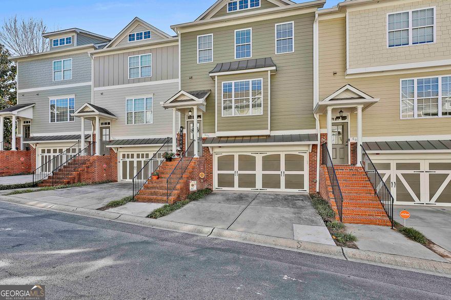 Welcome to this impeccably maintained, 3-story like-new townhome in the heart of Peachtree City...just a short walk to McIntosh High School, shopping, dining, and miles of scenic golf cart paths. Designed for effortless living, this low-maintenance gem also features a brand-new deck (2024), fresh interior paint (2022), and thoughtful upgrades throughout, including (but not limited to) new French doors on the lower level, custom built-in bookcases in the versatile first-floor bedroom/office, and new LVL flooring on the 1st floor. The main floor offers: a spacious family room with cozy fireplace (gas logs) and lots of natural light; an adorable kitchen with a walk-in pantry, SS appliances (gas stove), an undermount sink, and custom 42" cabinets; an open concept dining area/keeping room connecting to the kitchen; and an updated 1/2 bath. Upstairs, you will find two generously sized bedrooms - each with updated bathrooms and walk-in closets. This includes the luxurious primary suite with vaulted ceilings, dual vanities, a spa tub, and a separate shower. The lower-level offers exceptional flexibility. It can be an office, a 3rd bedroom or guest accommodations. With a full bath and French doors leading to a charming private patio space, this area is such an added bonus. It The HOA fee covers water, pest control, trash service, and common area upkeep. This is truly an adorable home with maintenance-free living.