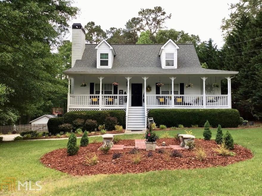 Imagine welcoming the start of your day with a refreshing beverage in a rocking chair on this Gorgeous front porch. This beautiful 3 BR/2 BA Country Style home sits in a quiet, well-established neighborhood. The Master is on the main with a full bath that offers a separate tub/shower. This home has a finished basement with a large laundry room connected. The private backyard is completely fenced and has a lovely screened in patio for entertaining family & friends! The landscaping brings in that added touch and is a sight to see. This house is priced to sell. Don't miss out on the opportunity to call this your home!!