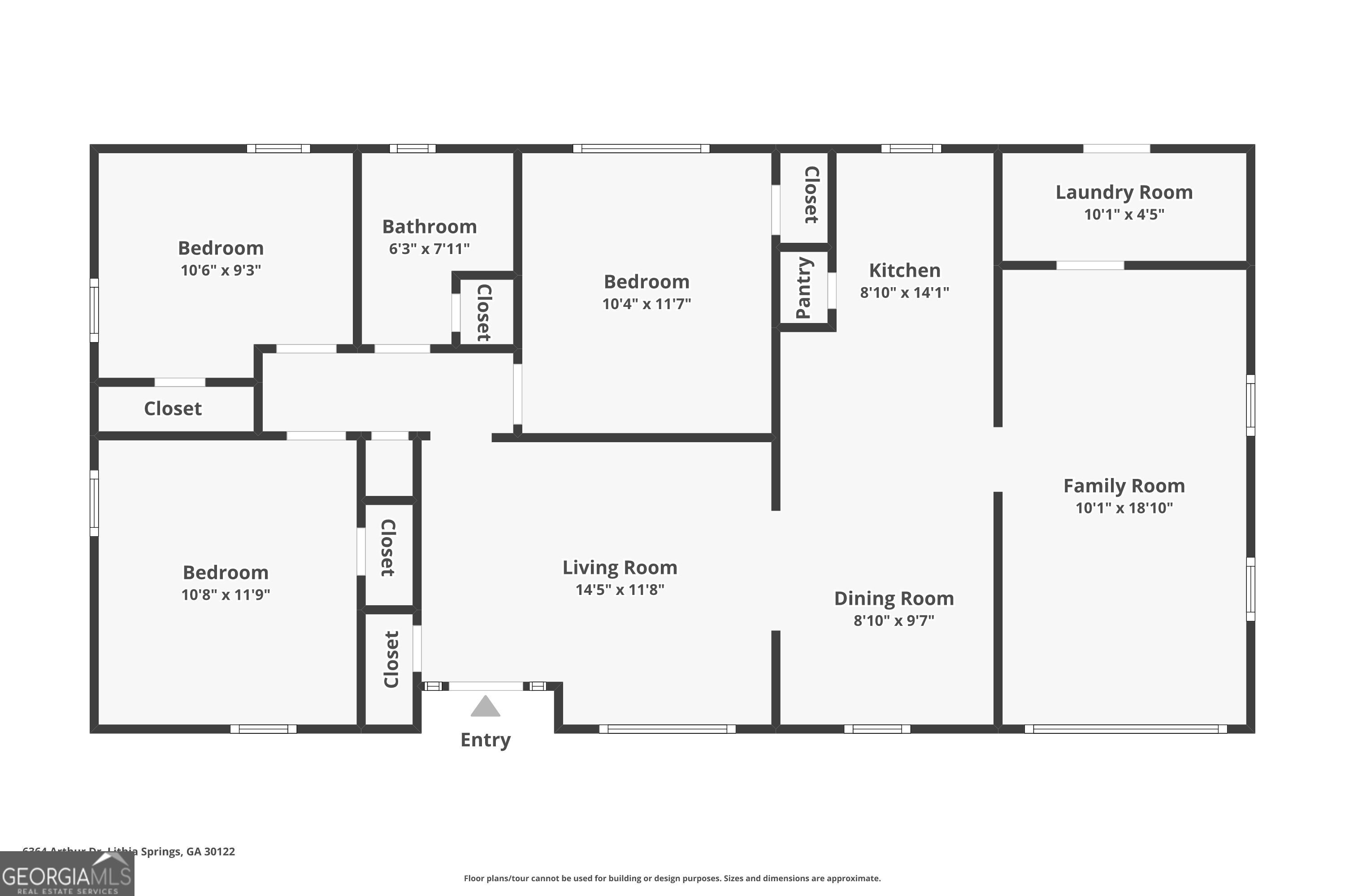 Lithia Springs, Georgia 30122, United States, 3 Bedrooms Bedrooms, ,1 BathroomBathrooms,Residential,Active,192555