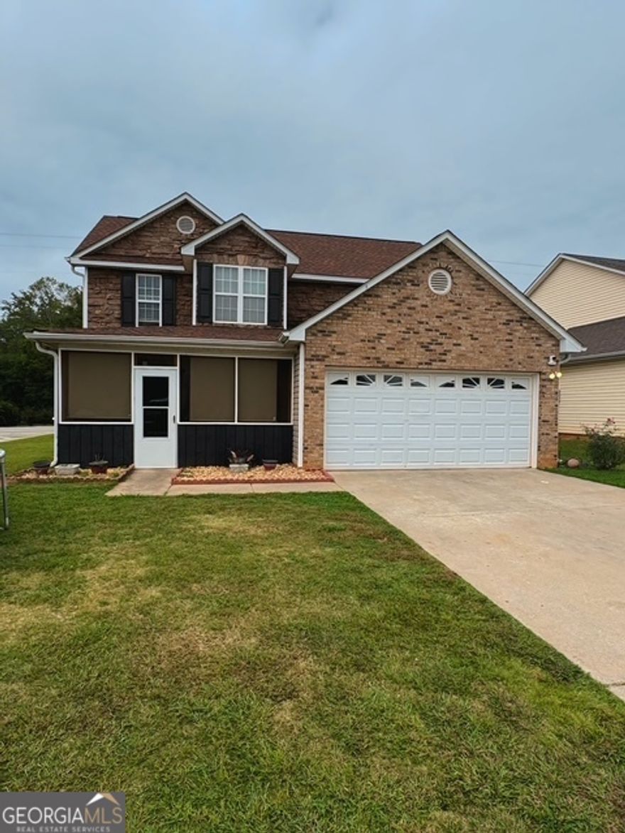 Welcome home to this beautifully maintained property just minutes from Downtown Jackson!  This stunning residence features a gorgeous brick-front exterior with slate rock accents and a charming, covered porch that sets the tone from the moment you arrive.    The oversized eat-in kitchen opens seamlessly to the family room and includes granite countertops, a double pantry, and plenty of space for gatherings.    The vaulted master bedroom offers a walk-in closet and a spacious en-suite bathroom complete with a double vanity, soaking tub, and separate shower. Secondary bedrooms are generously sized each with its own walk-in closet.    Additional upgrades include an architectural roof for peace of mind and long-term durability, fenced backyard and screened in front porch.    Best of all, this home is 100% USDA financing eligible an incredible opportunity you don't want to miss!