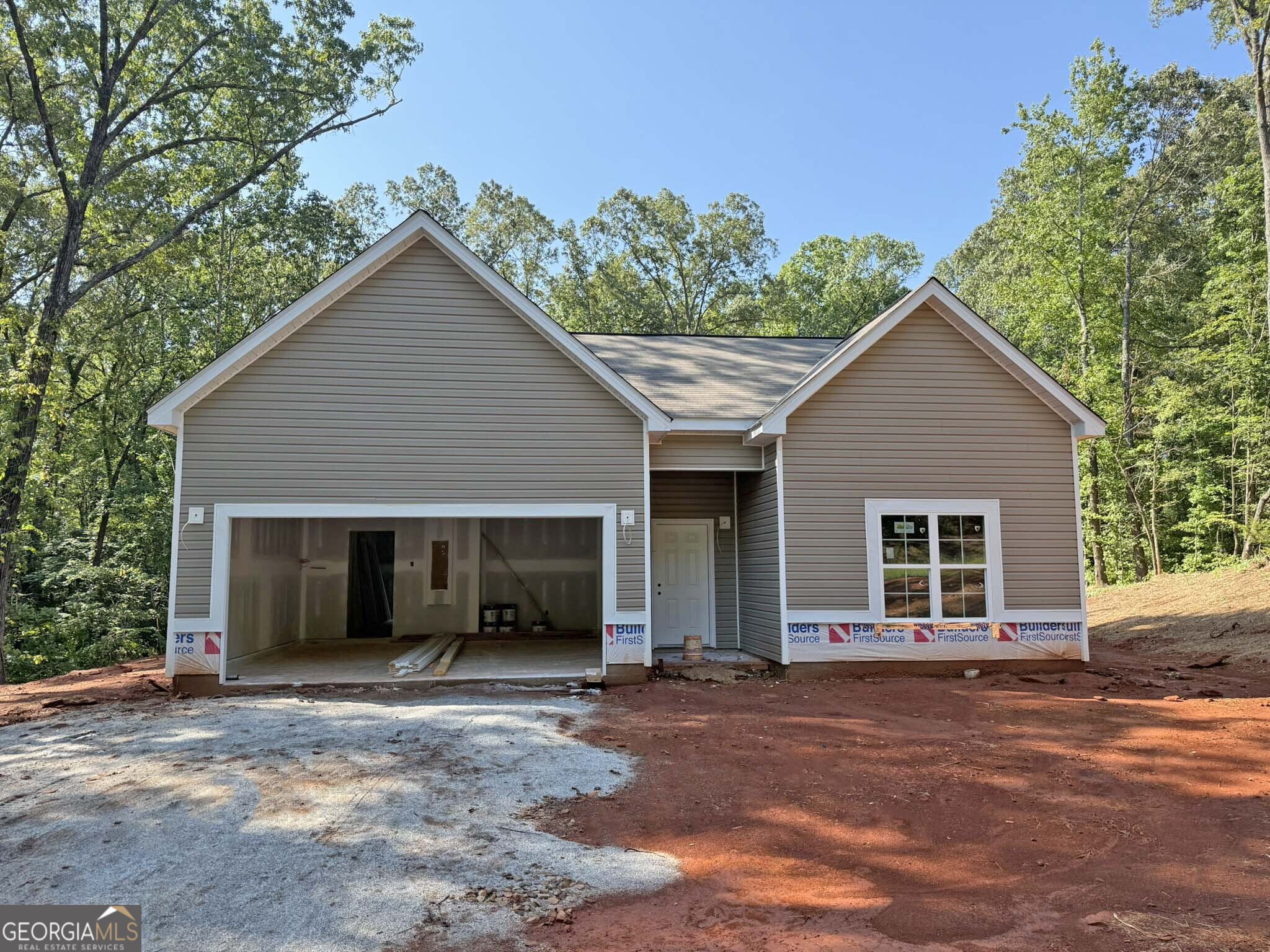 **NEARING COMPLETION** Brand New 3 bedroom, 2 bath home on 2.8 ACRES! 100% NO MONEY DOWN FINANCING AVAILABLE WITH USDA LOAN! Welcome home to The Roberts, an inviting 1,300 square foot ranch nestled on a generous 2.8-acre lot in The Arbor at Lakemont. This thoughtfully designed home features an open-concept layout perfect for modern living. The well-appointed kitchen boasts granite countertops, stainless steel appliances, and a convenient bar island. Relax in the primary suite that includes a private bath and oversized walk-in closet. Enjoy outdoor living on the rear patio overlooking your private acreage. Protected by a 10-Year Limited Warranty, this home offers the perfect blend of comfort and value! *USDA loan requirements are subject to availability and qualification. All information herein subject to error, omission and/or change without notice. Floor plan, elevation and design specs are for illustration purposes only, actual plan may vary.