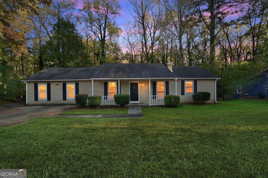 This spacious 1,894 sq ft ranch-style home sits on 0.49 acres and offers a comfortable, single-story layout, featuring 3 bedrooms and 2.5 bathrooms with an open-concept living area and a well-appointed kitchen. Sit on the front covered porch for outdoor enjoyment and also enjoy the backyard deck.