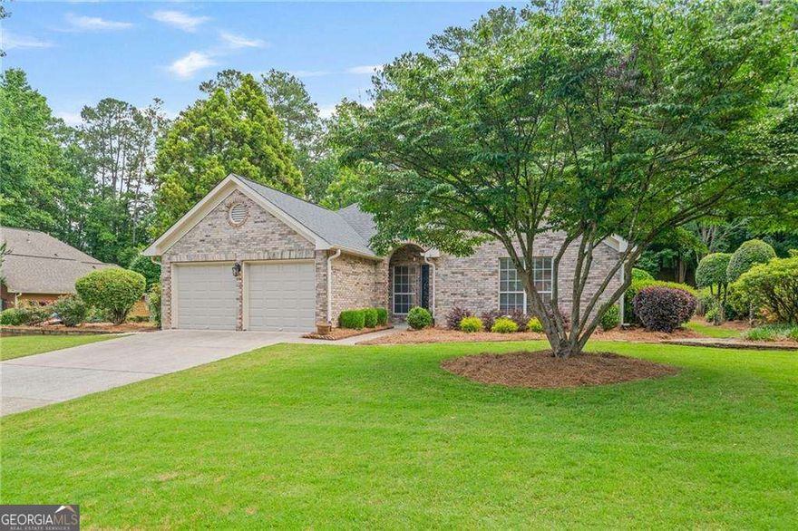 This beautifully renovated 3 bedroom, 2 bath ranch blends timeless charm with high-end updates throughout. From the moment you step inside, you're welcomed by rich hardwood floors, fresh interior paint, and a spacious open-concept layout perfect for modern living. The heart of the home is the show-stopping kitchen, complete with a waterfall-edge island, elegant tiled backsplash, recessed lighting, under-cabinet lighting, and brand-new stainless steel appliances. Whether you're hosting a dinner party or enjoying a quiet night in, this kitchen is designed to impress. Both bathrooms have been completely transformed with stylish tiled floors, beautifully tiled showers, and sleek new vanities-including a double vanity in the primary suite for added luxury. Enjoy year-round comfort in the sun-filled all-season room, ideal as a cozy sitting area, home office, or playroom. Step outside to your own backyard retreat featuring professional landscaping, a fully fenced yard, and a gorgeous stone patio-perfect for dining al fresco or relaxing under the stars. Offering single-level living, high-end finishes, and indoor-outdoor comfort, this move-in ready home checks every box.