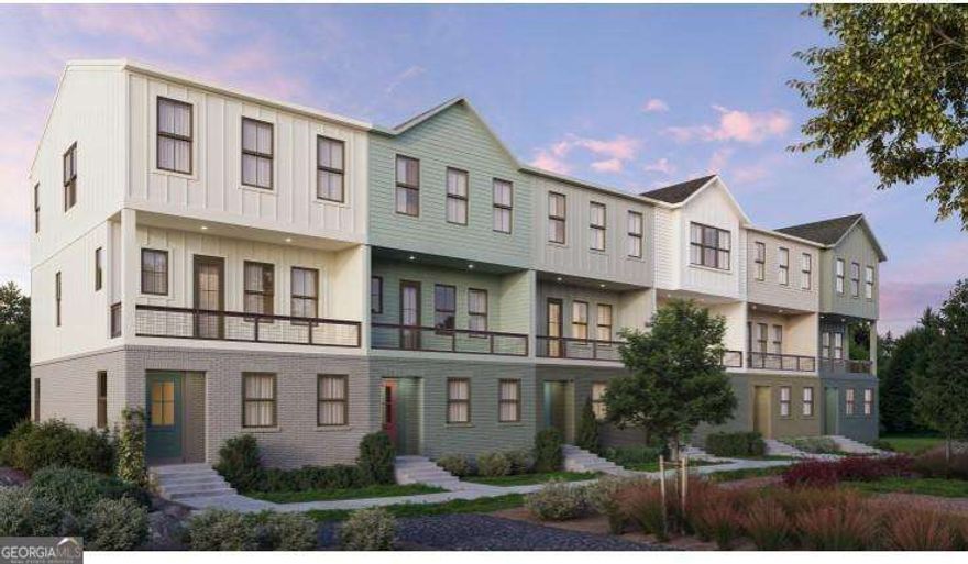 Discover the Clementine Floor Plan - 1,820 Sq. Ft of Modern Comfort at Empire's Newest Alpharetta Community: Argosy located in the heart of Alpharetta! The Clementine floor plan offers the perfect blend of style, space, and functionality across three thoughtfully designed levels. Enjoy open-concept living on the middle floor, where a spacious kitchen with an oversized island flows seamlessly into the family room - ideal for entertaining guests or relaxing with family. Step outside to your covered porch, adding an inviting outdoor retreat. Upstairs, the private primary suite features a luxurious bathroom and walk-in closet, with two additional bedrooms and a full bath provide space for guests, family, or roommates. Downstairs, you'll find a versatile fourth bedroom with a full bath, perfect for a home office, guest suite, or additional living space. The two-car rear entry garage. With 1,820 square feet, the Clementine delivers modern design and smart living in one of Alpharetta's most sought-after new communities. READY NOW!!!