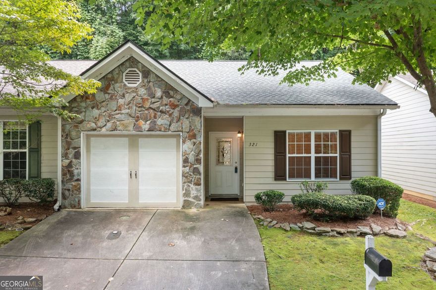 Welcome to this cozy one-level townhome, featuring a smart layout with two bedrooms and two full bathrooms. Tucked away on a quiet cul de sac street, it offers a perfect balance of privacy and convenience, just minutes from shopping and dining.  As you step inside, you'll appreciate the open concept layout that makes daily living and entertaining easy. The living and dining spaces blend well. Durable ceramic tile flooring runs through to the kitchen, bathrooms, and laundry room. This gives a clean and cohesive appearance.  The primary bedroom is a relaxing retreat, complete with a Whirlpool bath where you can unwind after a long day. The second bedroom, located on the opposite side of the home, provides a quiet space for guests or roommates.  This home has been well-maintained, with recent updates to major systems for added peace of mind. The roof, water heater, and HVAC system are all relatively new, so you can move in with confidence.  With no restrictions on renting, this property offers flexible living or investment options. Whether you're looking for a personal residence or a rental opportunity, this townhome is a great choice.  Enjoy a low-maintenance lifestyle in a quiet neighborhood setting, with all the amenities you need nearby. Come see why this townhome is a great blend of comfort, value, and location.