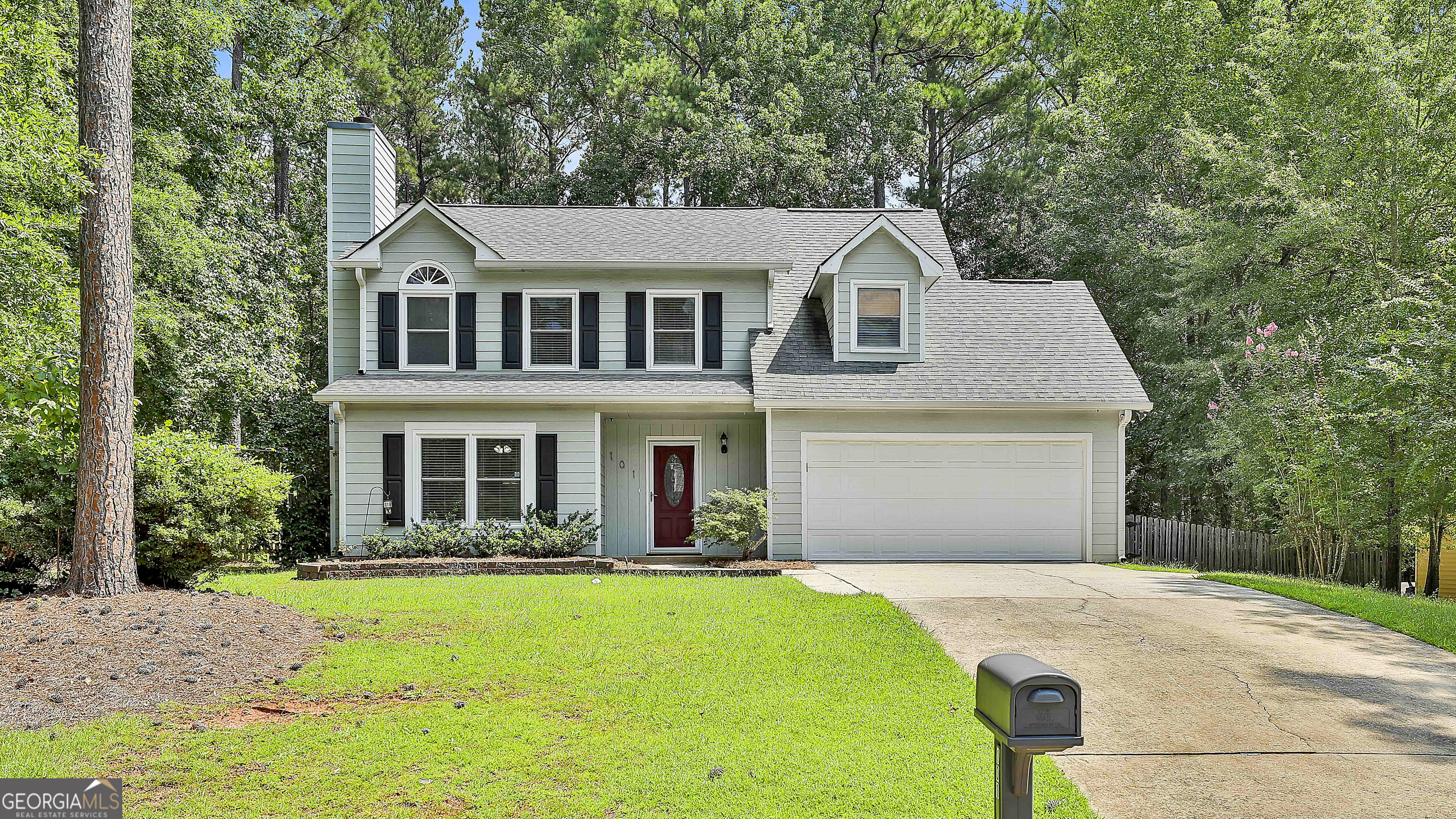 Applications via RentSpree (rentspree.com) at the tenant's expense. Lawn care, gutter cleaning, and pest control (including termite and insect treatment) are included in the rent. Spacious Home with Bonus Room and Private Backyard Located in a desirable, family-friendly neighborhood close to shopping, dining, schools, and more-with direct golf cart path access from the private backyard! This beautifully maintained home offers 2,163 sq ft of living space, featuring 3 bedrooms plus a large bonus room-perfect for an office, playroom, or potential 4th bedroom (no closet). Recent updates include new appliances, freshly cleaned carpet, partial interior paint, and exterior power washing. The luxurious master bath showcases a jetted tub, oversized glass shower, and walk-in closet. The main floor is ideal for entertaining, with hardwood floors, a spacious living room with fireplace, separate dining room, and a bright sunroom/keeping room overlooking the backyard. Step outside and enjoy the outdoors with a private concrete basketball court, deck with patio lights, fire pit, and more. All just minutes from Starr's Mill Schools campus and Publix Shopping Center-and with golf cart access to all 100 miles of Peachtree City paths.