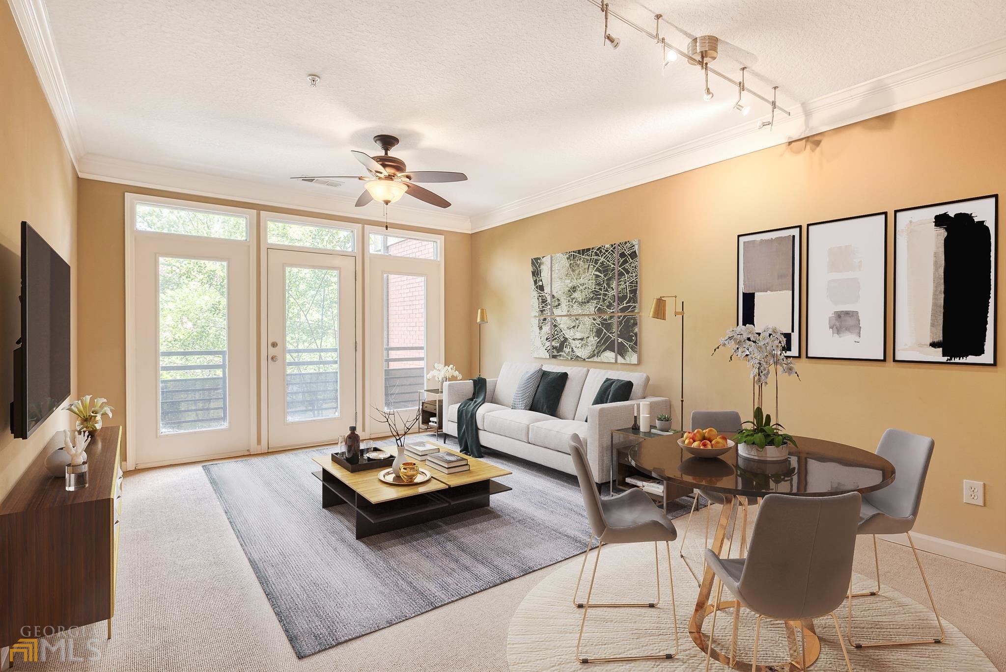 Rare unit with a walkout balcony overlooking Millennium Gate Park. This unit features, updated cabinetry, walkout balcony. This community has a state of the art fitness center, with steam saunas and a salt water pool. Steps away from the Shops of Atlantic Station for Publix, Target, Ikea, Dillard's and more. Accessible to MARTA via Atlantic Stations private shuttle. Don't miss your opportunity as Google, Microsoft, and Facebook are moving their offices into Atlantic Station. HOA Rental Restrictions apply