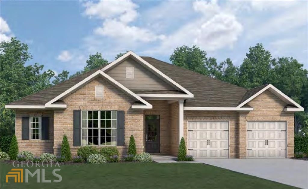 TO BE BUILT. WOODRIDGE. LOT 86. Desirable 4-bedroom, 3-bathroom one level located on .72-acre. This plan offers an impressive open concept with picture windows in the breakfast area and generous family room. There is an entrance foyer, separate dining room, mudroom and a covered rear patio! Gorgeous executive trim, hardwoods in the kitchen, family room and hallways and a tile owner's shower are included. $2,500 Builder concession toward Buyer's closing costs provided with use of Preferred Lender. Illustration Photos Only.