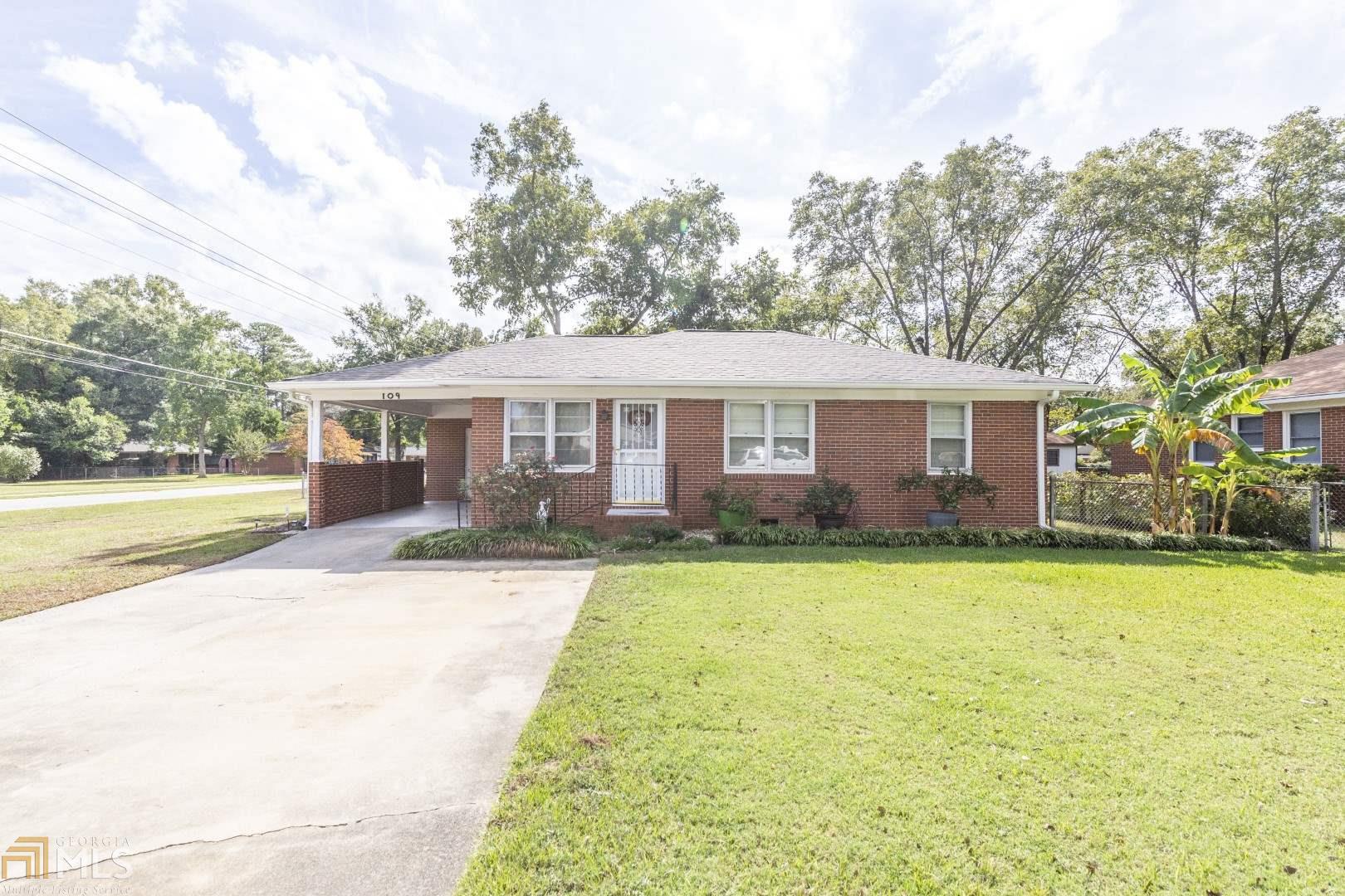 Great 1st time buyer home! 1648 sq.ft. 4 bed 2 bath home with 2 living areas, large cozy greatroom with fireplace w/wood burning insert, Fenced Backyard with a 22'x 14' covered patio to barbecue and entertain PLUS a 20'x30' Detached 1 car garage. 4th Bedroom could also be a craft room (built ins with storage), tankless water heater (never run out of hot water again). Per seller shingles only 2 years old.