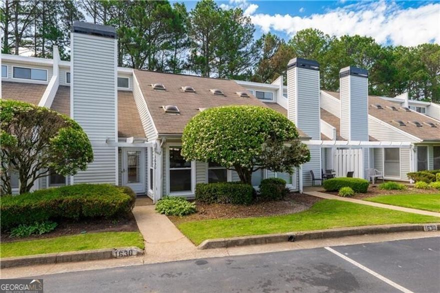 Summer is almost here and this condo is a conveniently located to downtown Alpharetta/Avalon which host many wonderful events throughout the summer months. The community is also near top-rated schools, shops, restaurants, offices, and GA 400. Upon entering the condo you will find new LPV flooring in the expansive living room with a gas fireplace, a galley kitchen with a dining area and an adjacent sunroom. The primary bedroom located on main floor has a spacious walk-in closet and has access to a rear patio with a privacy fence. The upper level includes a secondary bedroom, an additional room that can be used as a bedroom, home office, play/bonus/media/fitness room, a full bath and a separate laundry closet. Two assigned parking spots are located right outside the condos front door. The community amenities include a pool and tennis court.  Do not miss out on this opportunities to tour one of the most affordable locations in Alpharetta perfect for a primary residence with a low maintenance lifestyle or rental income. No rental restriction cap, but rentals must be 6 months or longer. .
