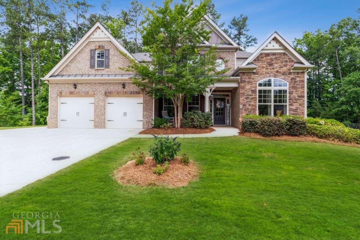 Better than new is the only way to describe this Heatherbrooke beauty. As you enter the grand, two-story foyer, you are flanked by a large dining room complete with coffered ceiling and a butlerCOs pantry on one side and an office/flex space with large windows and a vaulted ceiling on the other. Down the hall you will find a true junior suite perfect for guests. This suite has a large bedroom, dedicated sitting area with built-in bookshelves/cabinets, a dedicated bathroom, and walk-in closet. Continue into the open concept living area which boasts 10 ft coffered ceilings in the living room on one side of the gourmet kitchen and a cozy keeping room with coffered ceiling and a fireplace on the other side. In the middle is a chefCOs kitchen with granite countertops, large working island, 5 burner gas cooktop with pot filler, and DOUBLE WOLF OVENS. As if that is not enough entertaining space, out back you will find a grand Cgame dayC covered porch complete with fireplace, ceiling fans, and a TV. DonCOt miss the large pantry right next to the built in Cstop & dropC area by the garage door. On the main level you will also find a guest powder room with a hammered copper sink. Venture upstairs where you are greeted by an enormous ownerCOs suite with sitting area, huge walk-in closets (his/hers), large, multi-head shower, and a soaking tub. You will also find two bedrooms sharing a Jack-and-Jill bathroom as well as a fifth bedroom with its own en-suite. Rounding out the upstairs is a dedicated media room. The cul de sac lot offers a 3-car garage and a large fenced in back yard. Great Location! Close to shopping, entertainment, parks, etc.. Amazing amenities including pool, tennis courts, basketball court and playground. With 5 bedrooms, 4.5 bathrooms, an office and a media room, this home has all the space you could ever need. DonCOt miss this opportunity to own this Clike newC home in sought after Heatherbrooke!