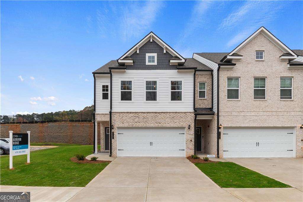 Live in the heart of it all - just minutes from Downtown Fayetteville, Trilith Studios, Fayette Pavilion, Line Creek Brewery, and more! Welcome to The Luca by DRB Homes - a thoughtfully designed and stylish floor plan offering 1,849 square feet of modern living. This beautifully appointed home features 3 spacious bedrooms, 2.5 bathrooms, and a versatile media loft, perfect for a second living space, home office, or playroom. The open-concept main level is ideal for entertaining, showcasing luxury vinyl plank flooring throughout the common areas and a gourmet kitchen equipped with 42-inch soft-close cabinetry, sleek quartz countertops, and stainless steel appliances. Even the secondary bathrooms are upgraded with quartz finishes, providing cohesive luxury throughout the home. For added convenience, essential appliances such as a refrigerator, washer, and dryer are included, ensuring a smooth, move-in-ready experience. Enjoy low-maintenance living with HOA-covered lawn care and exterior maintenance, plus access to resort-style amenities including a community swimming pool and cabanas - perfect for relaxing and socializing. With over 42 designated guest parking spaces, hosting friends and family is easy and stress-free. Whether you're commuting to the airport, heading to work at Trilith Studios, or exploring the vibrant local scene in Fayetteville, The Luca offers unmatched convenience, comfort, and community. Please note: If the buyer is represented by a broker/agent, DRB REQUIRES the buyer's broker/agent to be present during the initial meeting with DRB's sales personnel to ensure proper representation.