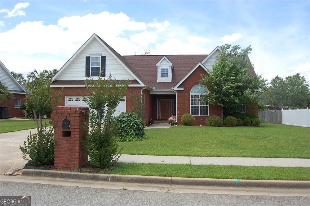 Charming all-brick home featuring 3 bedrooms and 2 bathrooms in a highly sought-after school district. This split floor plan offers spacious living with laminate flooring in the main areas and a formal dining room perfect for gatherings. Enjoy outdoor living with a covered patio and a privacy-fenced backyard, ideal for relaxation or entertaining. Additional highlights include a 2-car garage and timeless curb appeal.