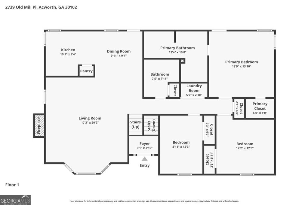Photo of 2739 Old Mill Place, Acworth, GA 30102 (MLS # 10729585)