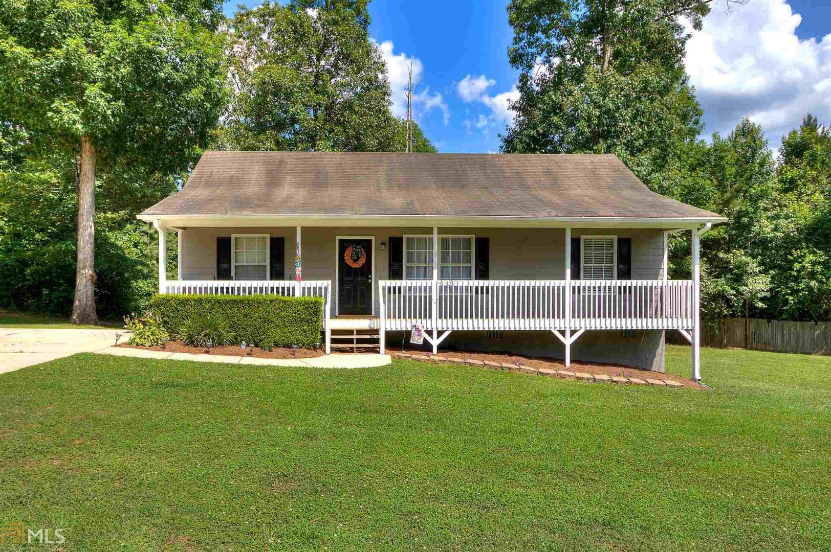 Adorable 3 bedroom, 2 bathroom home in sought after school district! Relaxing Country front porch. Newer Flooring and paint. Large lot in quiet subdivision. Perfect for a first time home buyer! 100% USDA financing eligible. Schedule a tour today! It will not last long..