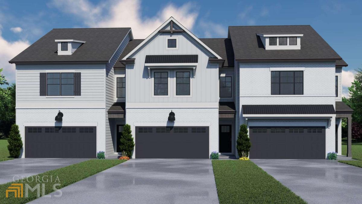 Cheshire Townhome design offers 3 Bedrooms, 2.5 Bath, and 2 car private garage. The foyer leads to the main living space: the great room opens to the kitchen and dining area. The kitchen has a center work island with bar stool seating facing the dining and the great room. There is a Powder room on the main level. Drop Zone at Garage Entry. Upstairs has all the bedrooms. 3 bedrooms, 2 full bathrooms, and a laundry room. Stock Images, home is currenly under construction.