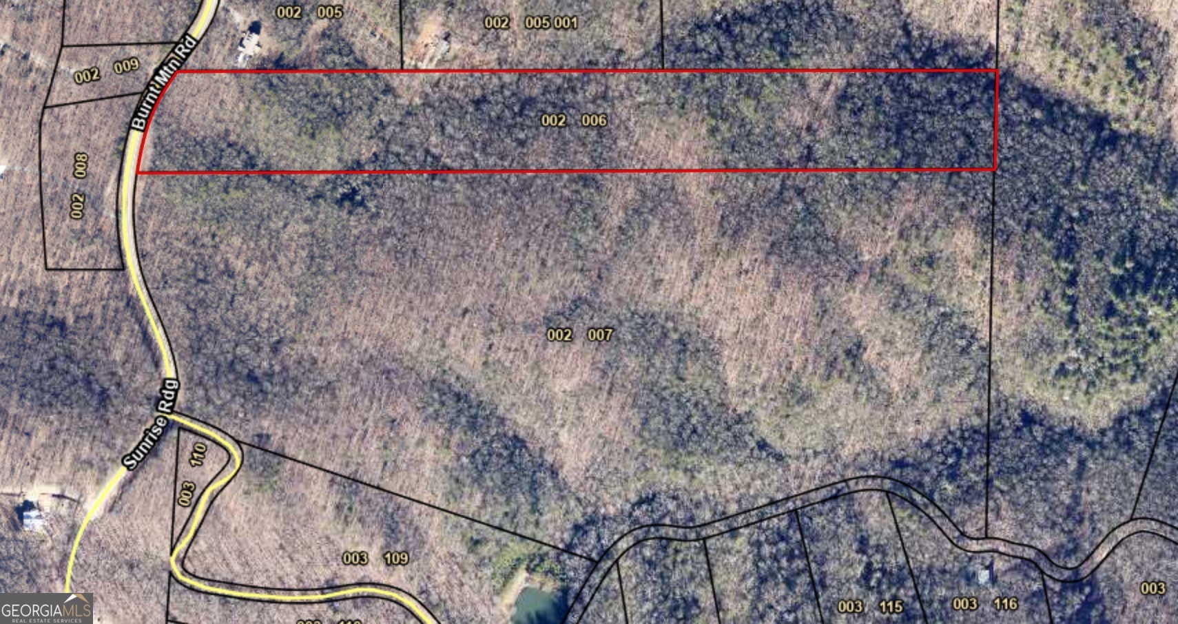 74+ acres total. 2 parcels, must be sold together. One lot is 57.15 acres, the other is 17.01, according to public records. Wooded lot with mostly hardwood trees throughout, the land is not in a conservation program at this time. Immediate development available. There are several places to put drive in to property. One near Scenic Ln, two off Burnt Mountain Rd. Parcel numbers are as follows: 002 006 & 002 007. Dawson County, close to the Pickens county line.