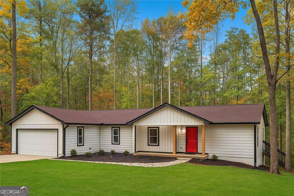 Stunning Ranch-Style Home Move-In Ready! Welcome to this beautiful ranch-style home located in a peaceful community, offering the perfect blend of privacy and outdoor beauty. With plenty of space to create cherished memories, this property is surrounded by trees and tranquility. As you step through the front door, you'll be greeted by a spacious foyer that sets the tone for the entire home. The open-concept design features high ceilings and ample natural light, making it the ideal space for family gatherings and entertaining. Recent updates include fresh interior and exterior paint, stainless steel appliances, and gorgeous new flooring throughout. The kitchen is a chef's dream, with plenty of room to prepare meals and create lasting memories with loved ones. Don't forget to check out the expansive finished basement, a blank canvas just waiting for your personal touch. Whether you envision it as a home theater, game room, or a quiet workspace, this versatile space offers endless possibilities to suit your lifestyle. This home is ready to welcome you and your family, with room to grow and make it your own. Come see for yourself why this property is the perfect place to call home! Tenant is required to get Renters Insurance and show proof of policy. Qualification requirements are as follows: - 640 credit score - Proof of combined household income of 3x monthly rent - 45% Debt to income ratio - Clean background check -Security deposit and first month's rent due at signing. Applicants may apply through RentSpree. Please note: This home is being rented unfurnished. Any furniture shown in the listing photos is for illustrative purposes only and will not be present at move-in.