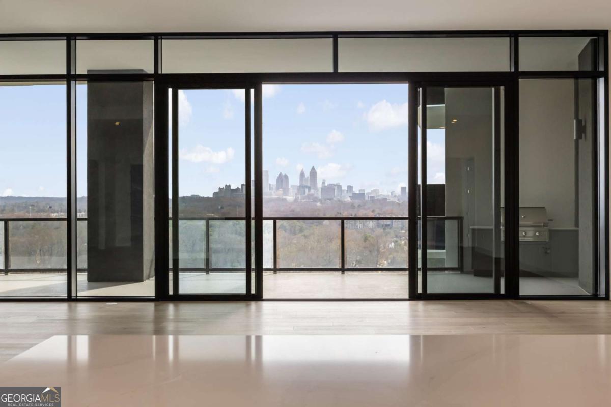 Welcome to Unit 1604 at The Dillon Buckhead, the newest and most sought-after luxury condo development in Buckhead. This stunning 2 bedroom, 2.5 bath residence offers an open concept layout with seamless flow between the living areas creating a perfect space for relaxation and entertaining. The gourmet kitchen is a chef's dream, featuring top of the line appliances, Italian made sleek cabinetry with upgraded countertops, large kitchen island with waterfall edge. Floor to ceiling windows throughout provide natural light and breathtaking views of Atlanta's skyline! This space is tastefully laid out for ultimate living. Seller has added a wet bar stub in the dining room area. The oversized balcony adds extra living space to welcome the outdoors in with a built-in grill area. The balcony overlooks the outdoor amenities. The amenities are unparalleled at The Dillon with a speakeasy lounge, business center with office suites, club room, movie theater, game room with sports simulator, state-of-the-art fitness center, and resort like outdoor amenities with a pool, private cabanas, pickle ball court, and dog park with pet bathing station. This exceptional residence defines luxury living.