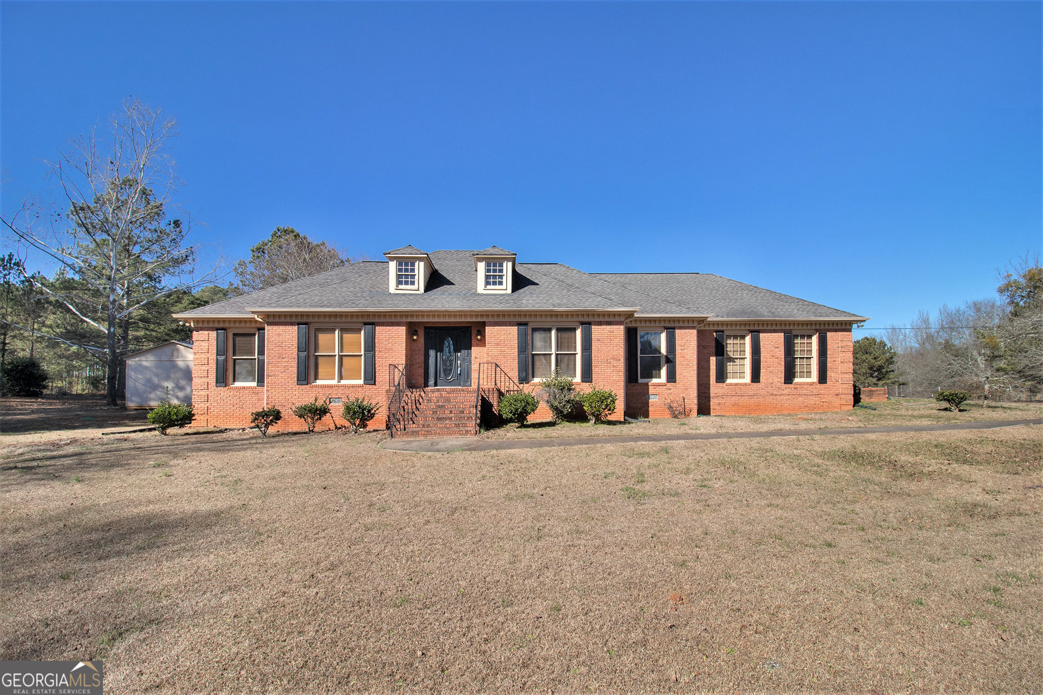 This home is a cut above the rest. An entertainers dream come true. Its a 4 sided brick ranch with a full in-ground swimming pool with an expanded deck. 3 bedrooms, 2.5 bathrooms. The half bath is in the garage which makes for an amazing workspace. Huge shed in the back, large enough to keep your lawn care and pool equipment. Hardwood floors throughout the main areas, stainless Steele appliances, A double oven and a eat-in kitchen. Lots of storage space and lots of privacy. NO HOA and close to top schools and great shopping experiences. Home is shown by confirmed appointment only. Covid restrictions are in place. If you or anyone in your close family have tested positive within the last 10 days, please view the virtual tour online instead of touring this home. Make it a point to come see this home ASAP, you will not be disappointed!