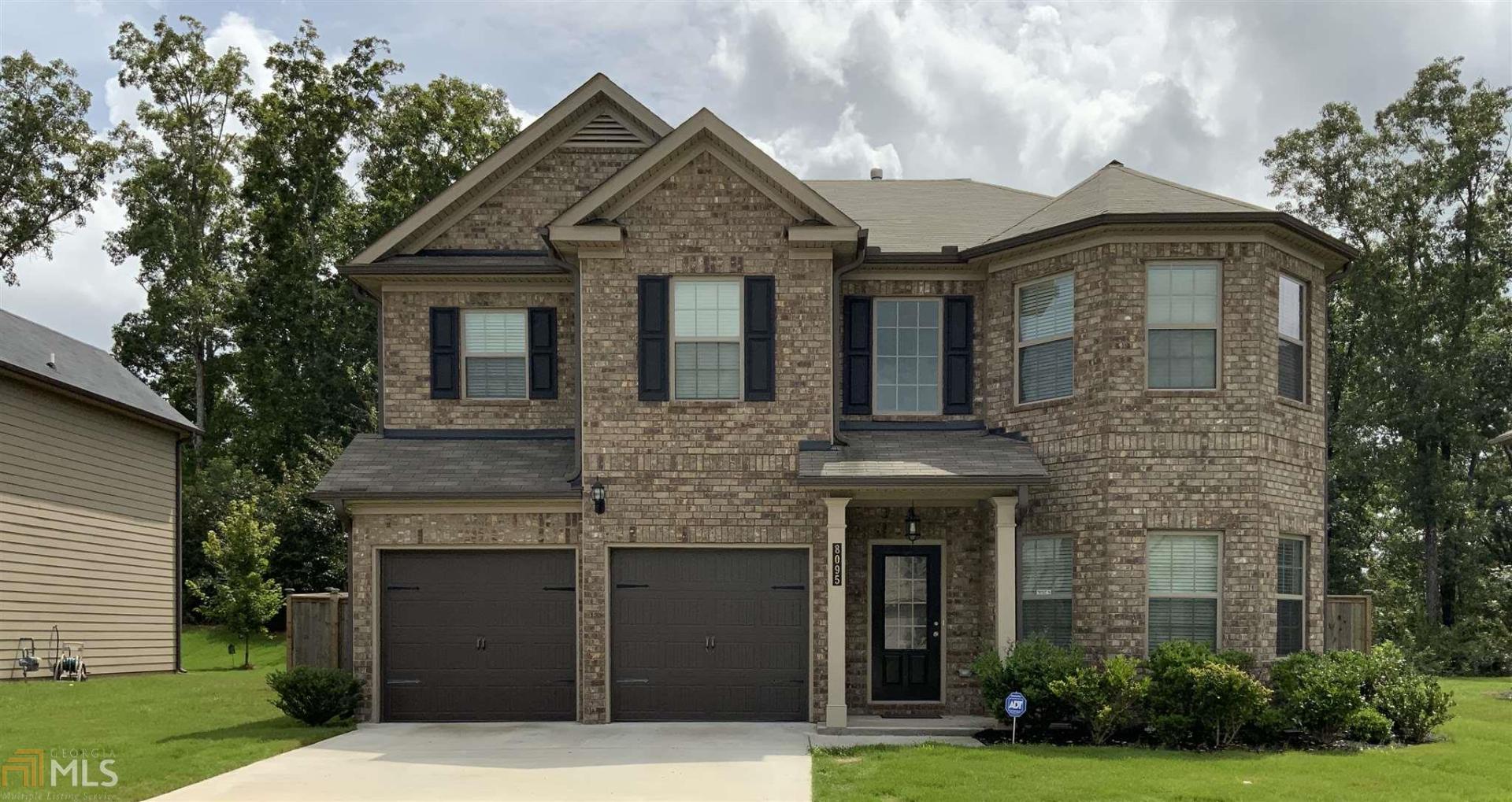 Welcome home to your brand new 5bed/3bath, in the perfect neighborhood, with views of Stone Mountain. Within minutes from the city of Snellville and Amazon hub, this brand new home will not last long. Beautiful 2 story foyer w/gorgeous hardwood floors on main floor. Spacious living, dining and great room w/ eat-in kitchen and breakfast bar. Granite countertops/stainless steel appliances. Guest room and full bath on main floor. Huge master bed/bath w/tray ceilings, soaking tub/shower plus his/hers vanity. 3 more large beds and full bath. Private fenced backyard and patio.